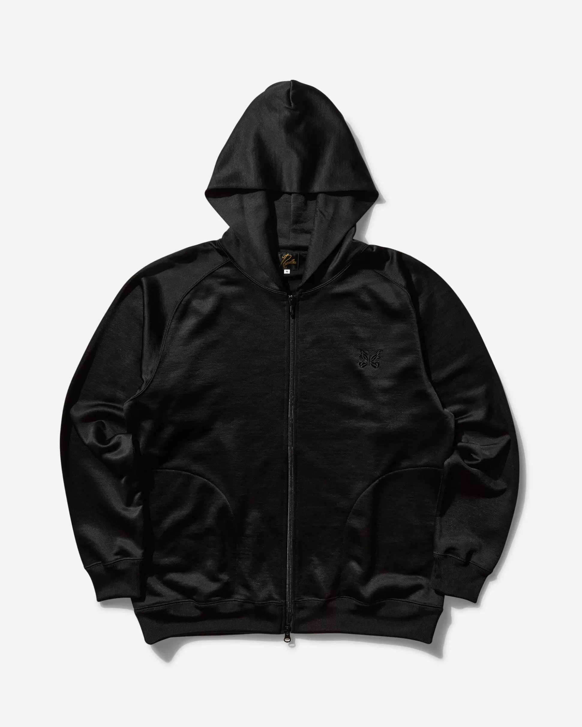 Needles Men's Zipped Hoodie Black Cheap