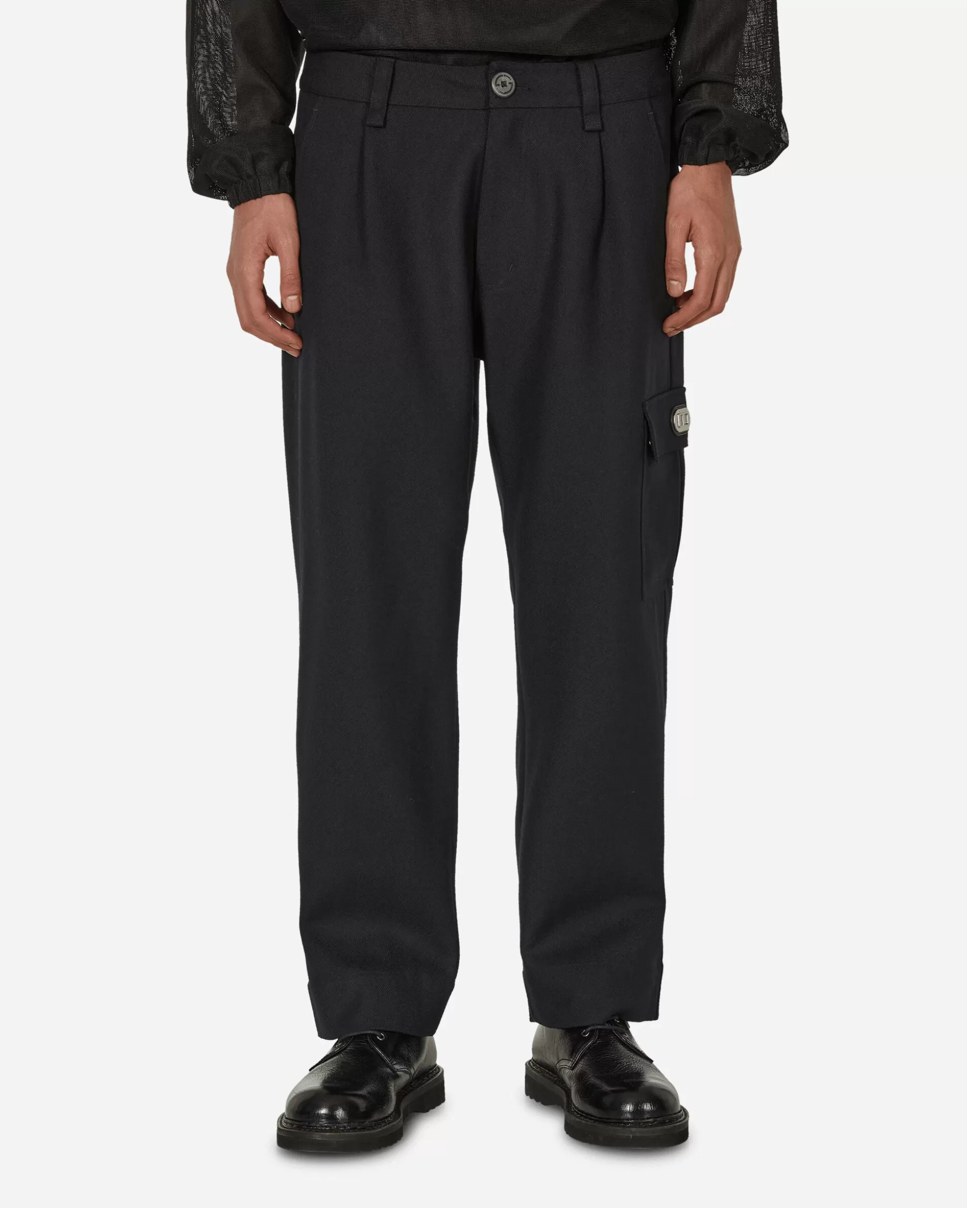 Haydenshapes Merino Piston Pleated Patch Cargo Pants Black Sale