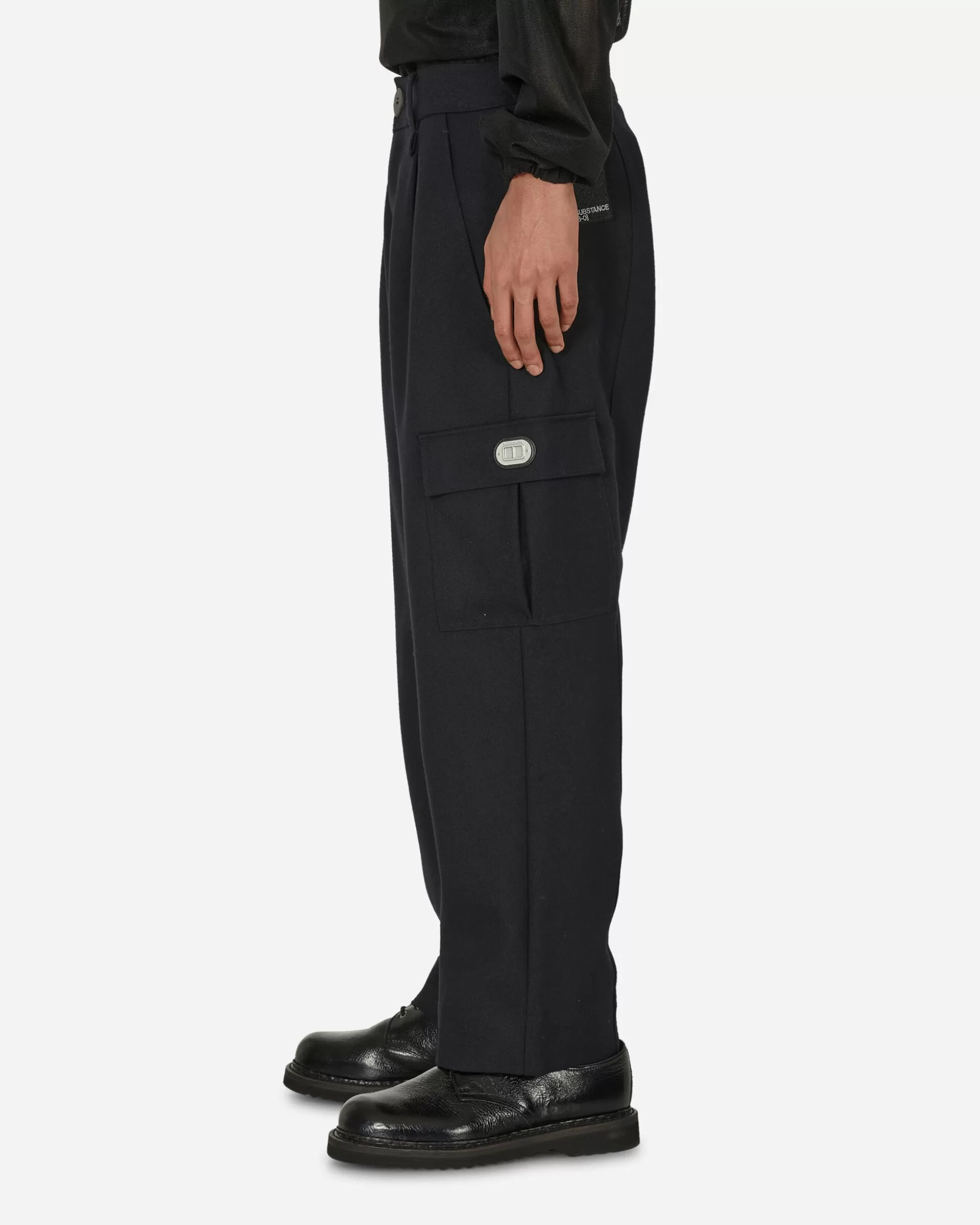 Haydenshapes Merino Piston Pleated Patch Cargo Pants Black Sale