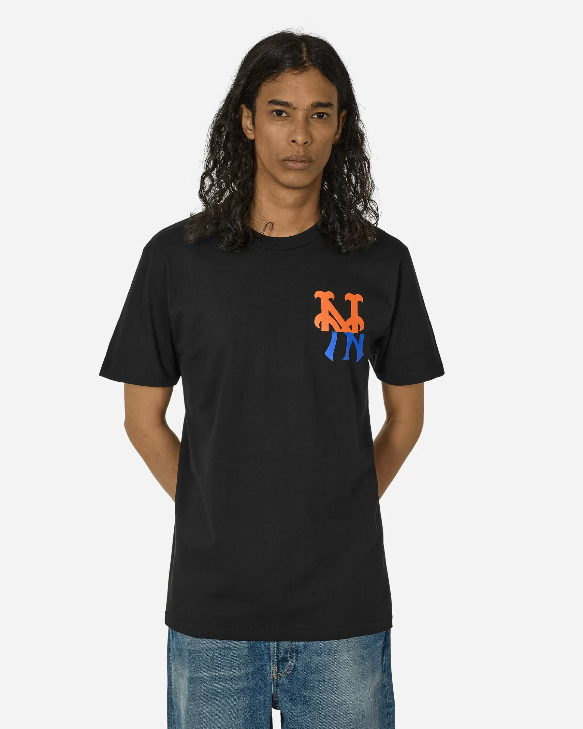 aNYthing Mets Logo T-Shirt Black Sale