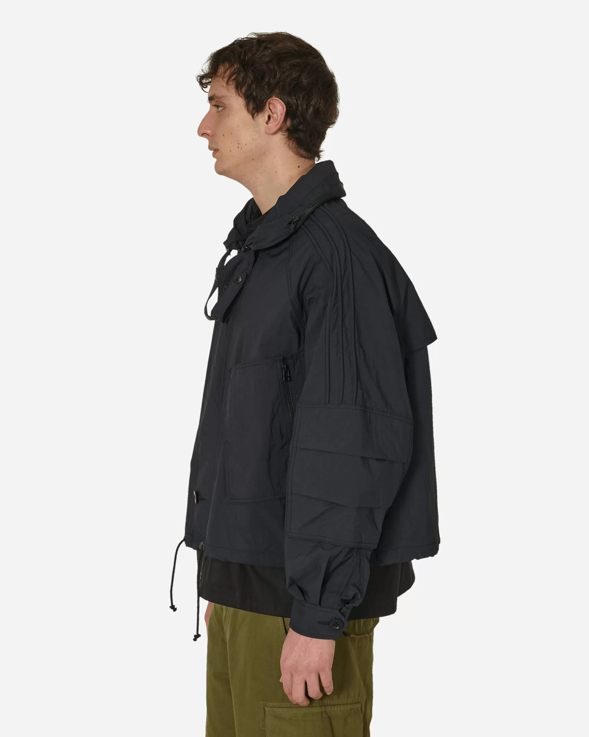 Junya Watanabe MAN Military Shirt Jacket Black Cheap