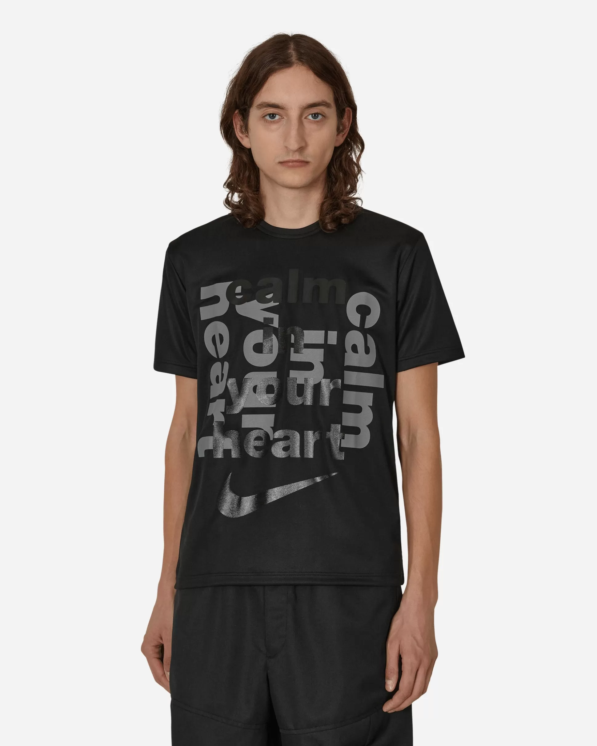 Comme Des Garçons Black Nike Calm in Your Heart T-Shirt Black Best Sale