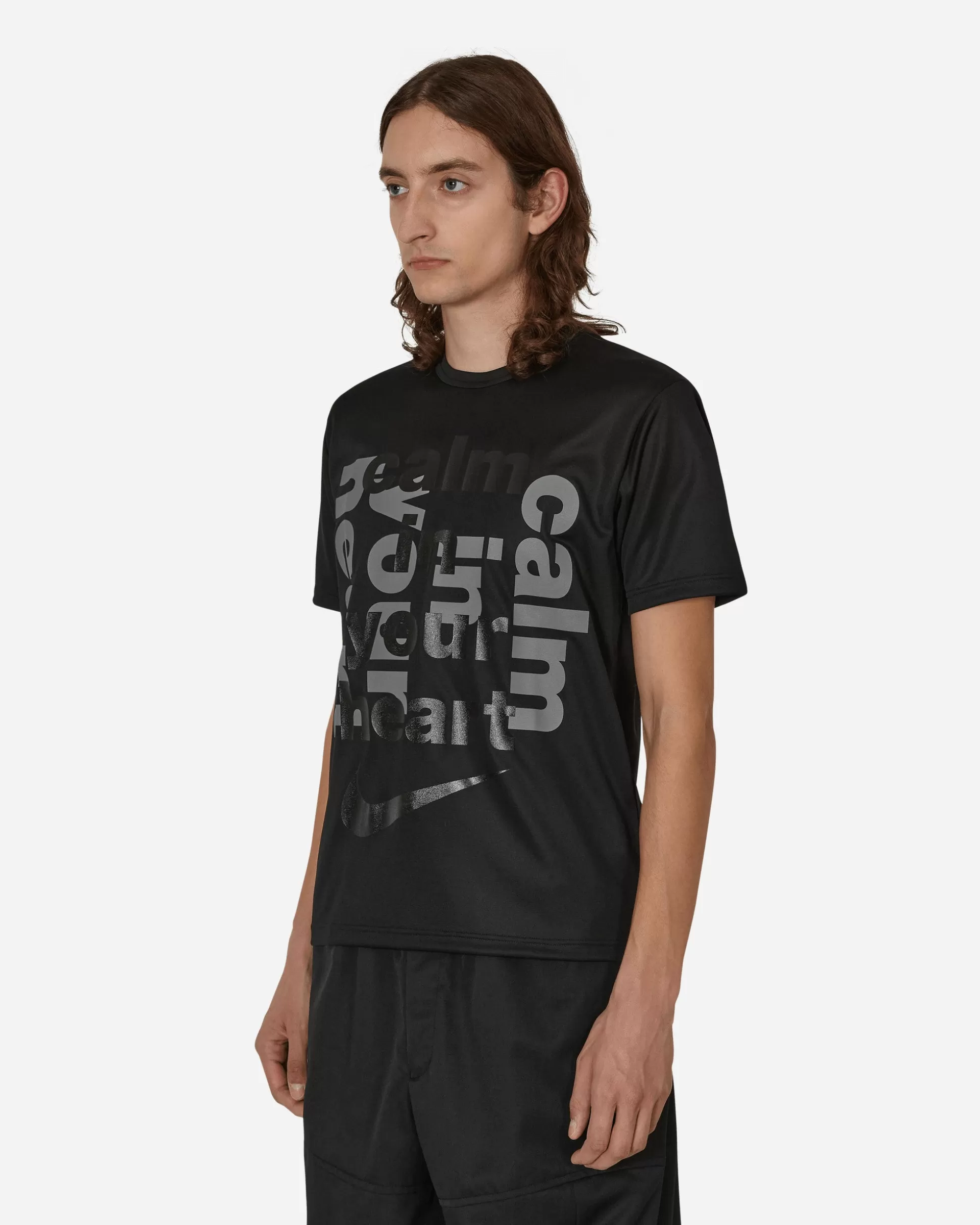 Comme Des Garçons Black Nike Calm in Your Heart T-Shirt Black Best Sale