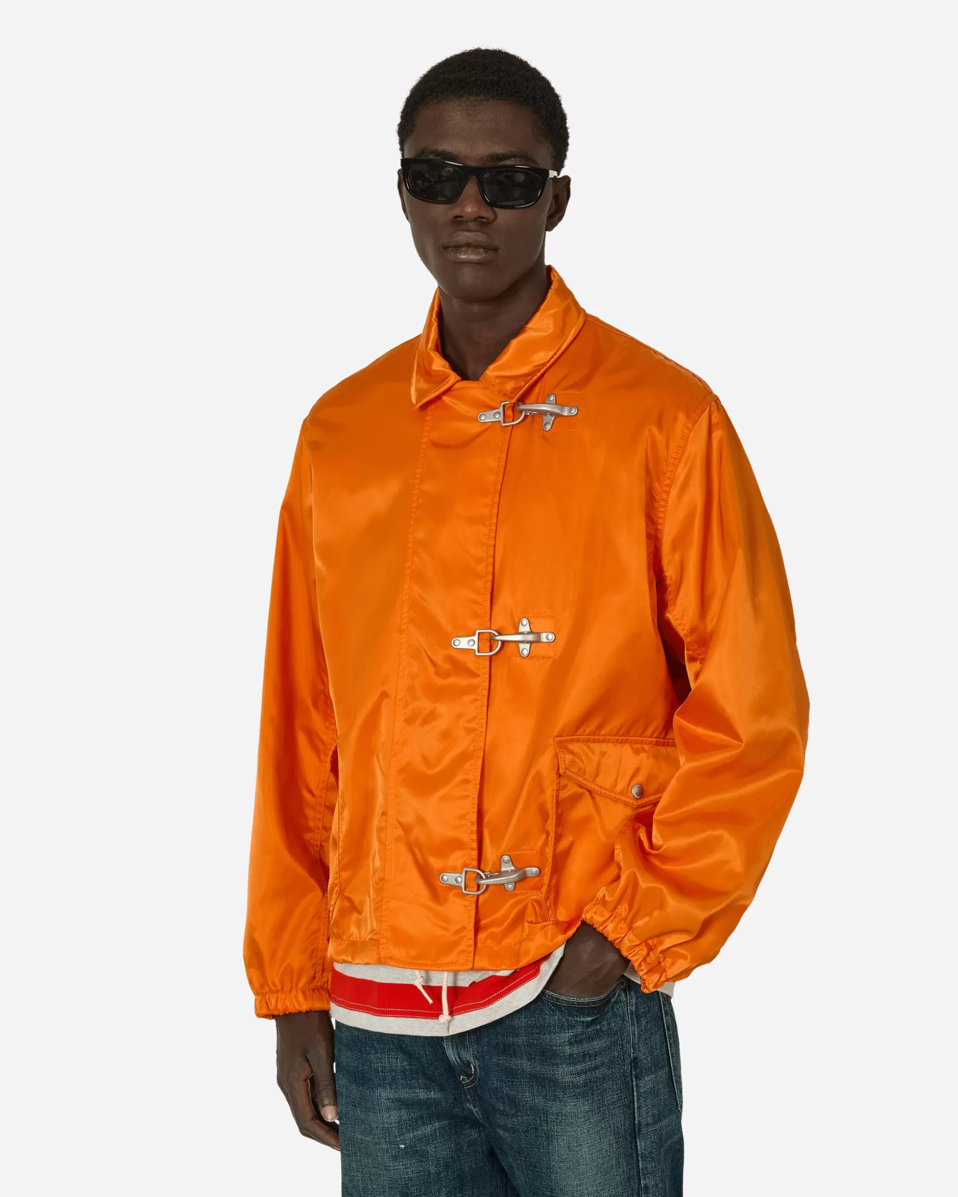 Junya Watanabe MAN Nylon Hooks Jacket Orange Clearance