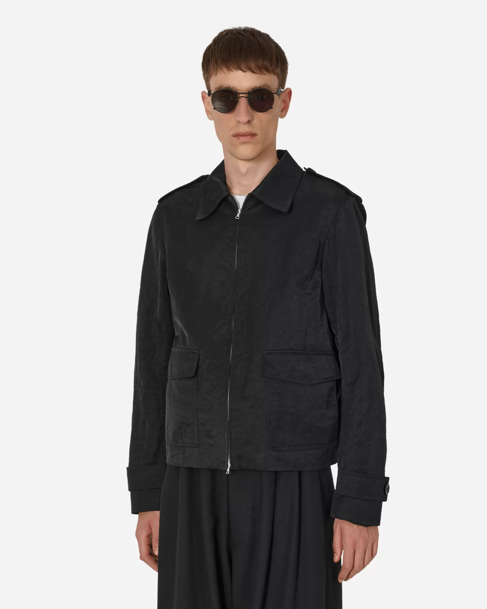 Dries Van Noten Nylon Jacket Black Shop