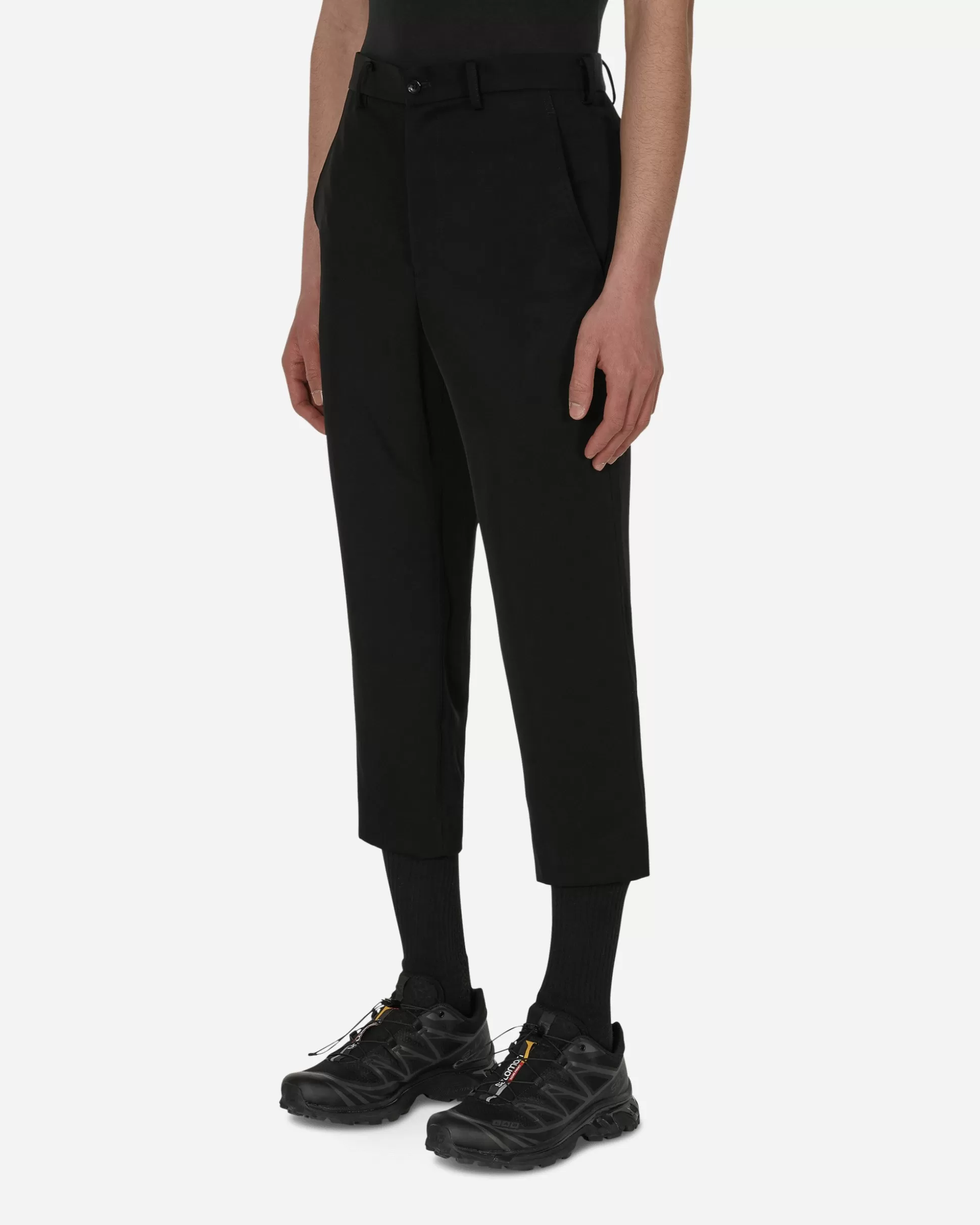 Comme Des Garçons Black Nylon Trousers Black Online