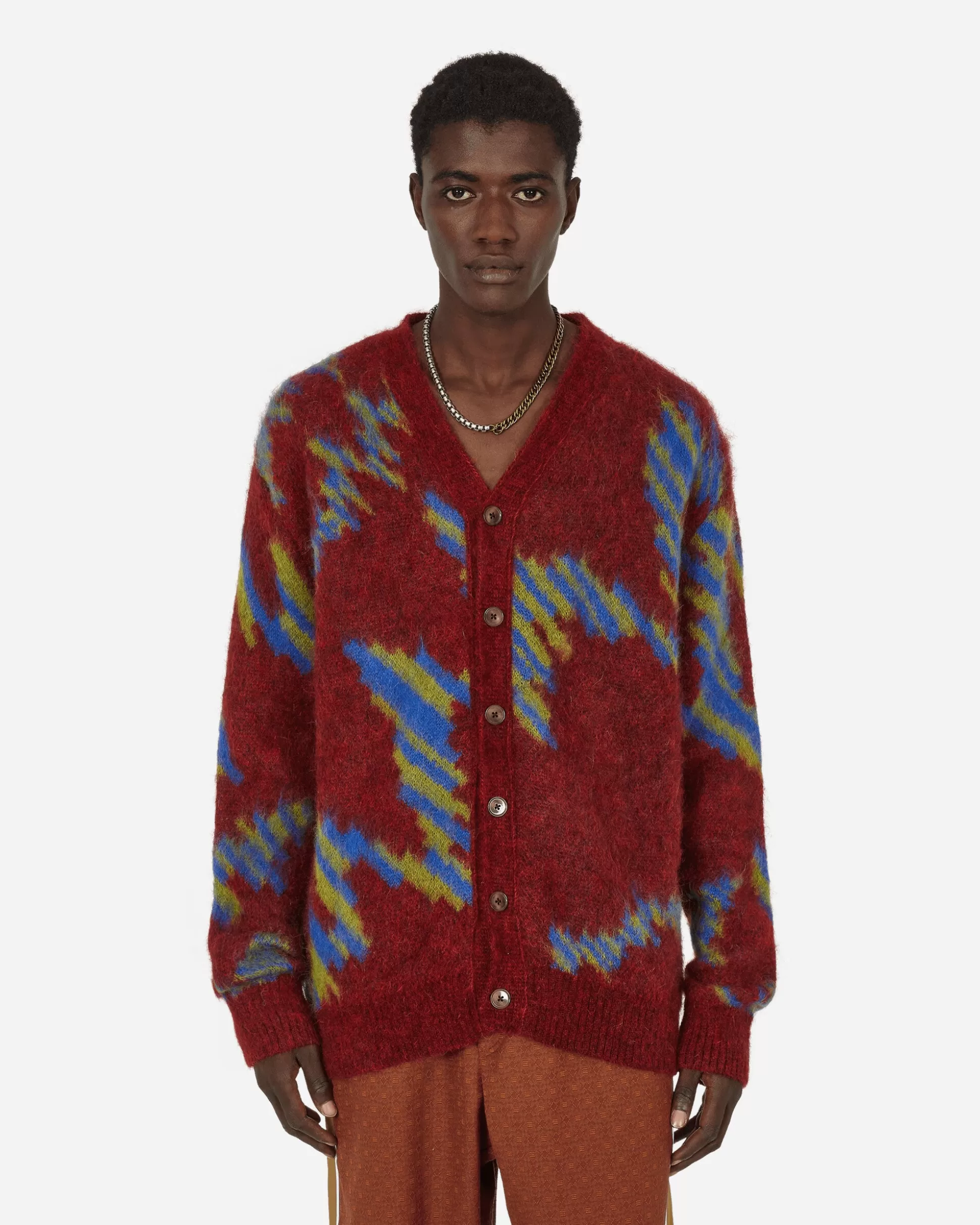 Ahluwalia Ongoye Cardigan Red Best Sale