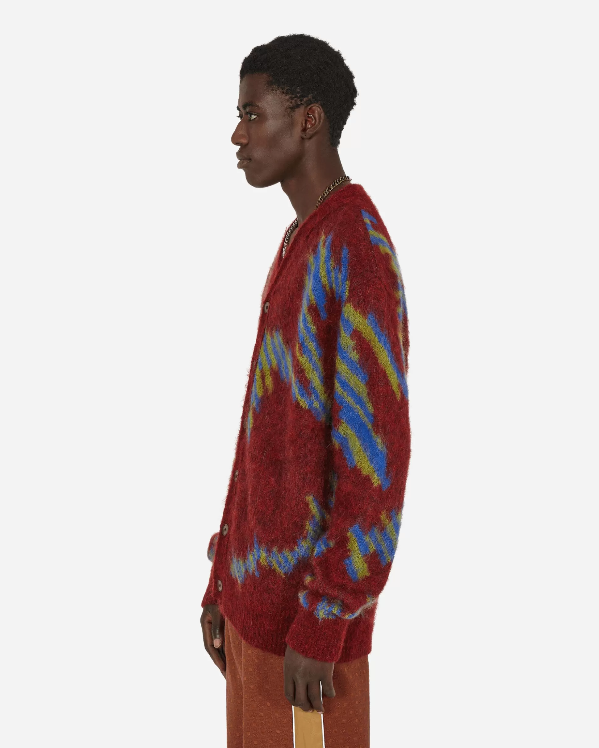 Ahluwalia Ongoye Cardigan Red Best Sale