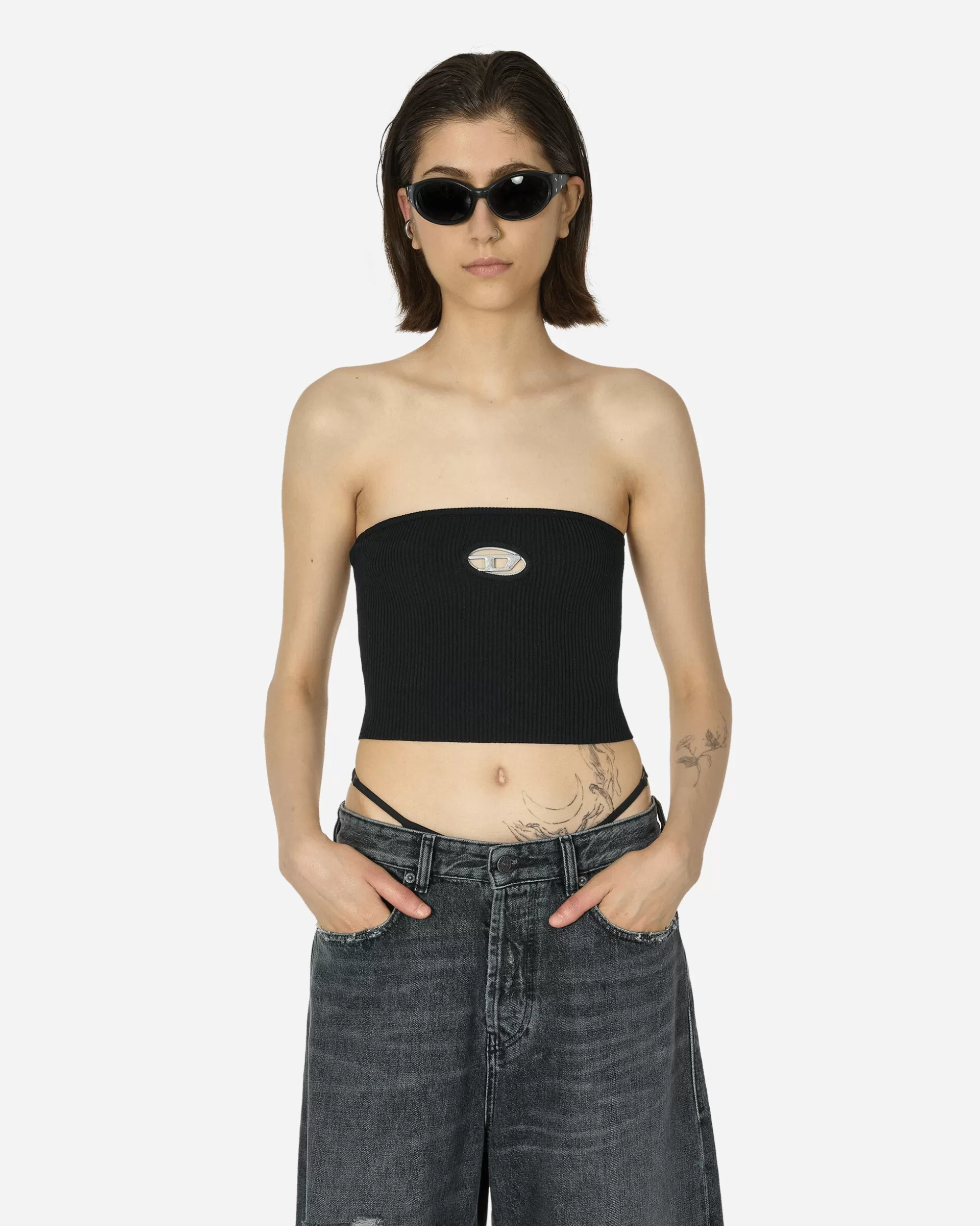 Diesel Oval D Tube Top Black Store