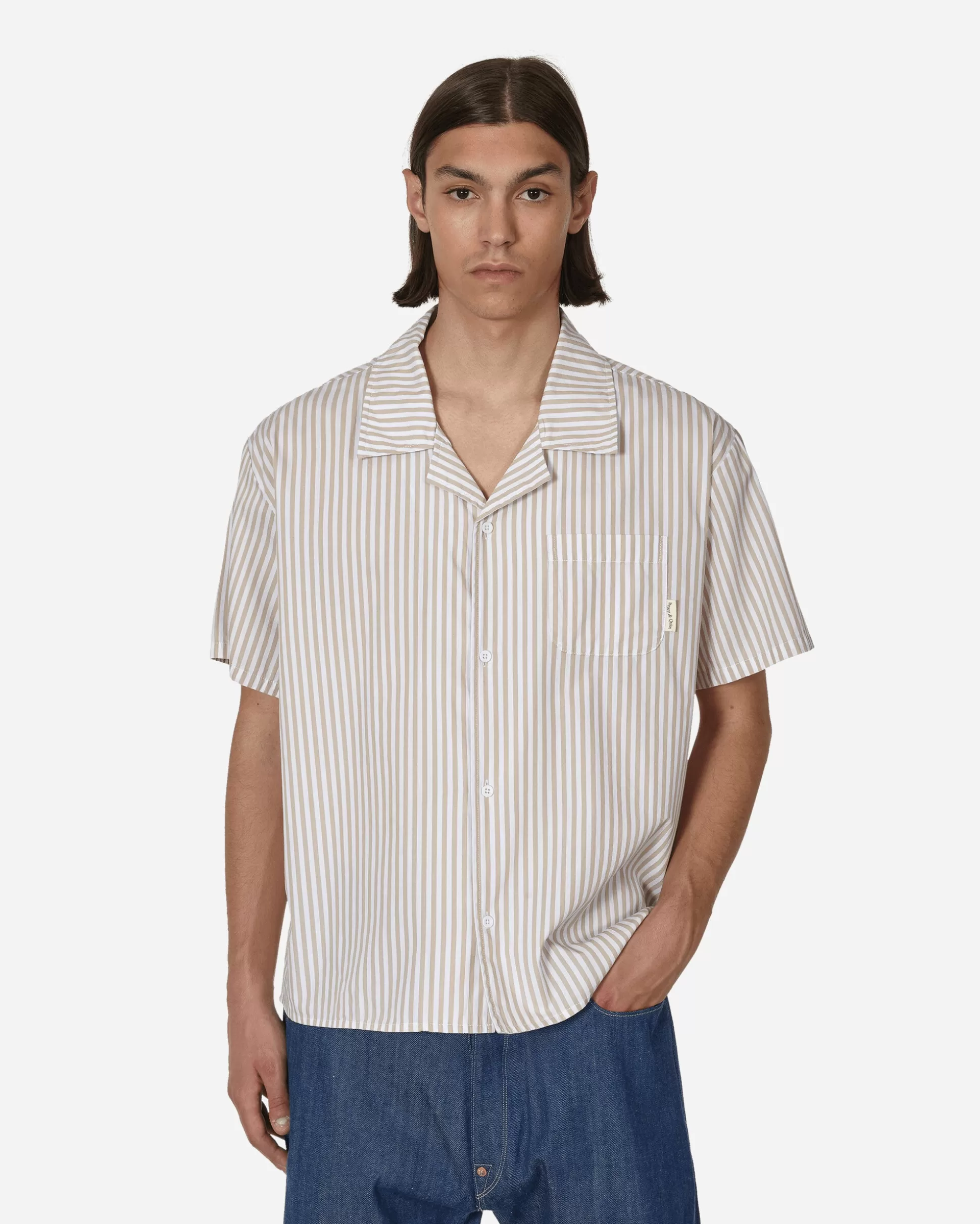 Museum of Peace & Quiet Ox Button Up Shirt Sand Best Sale