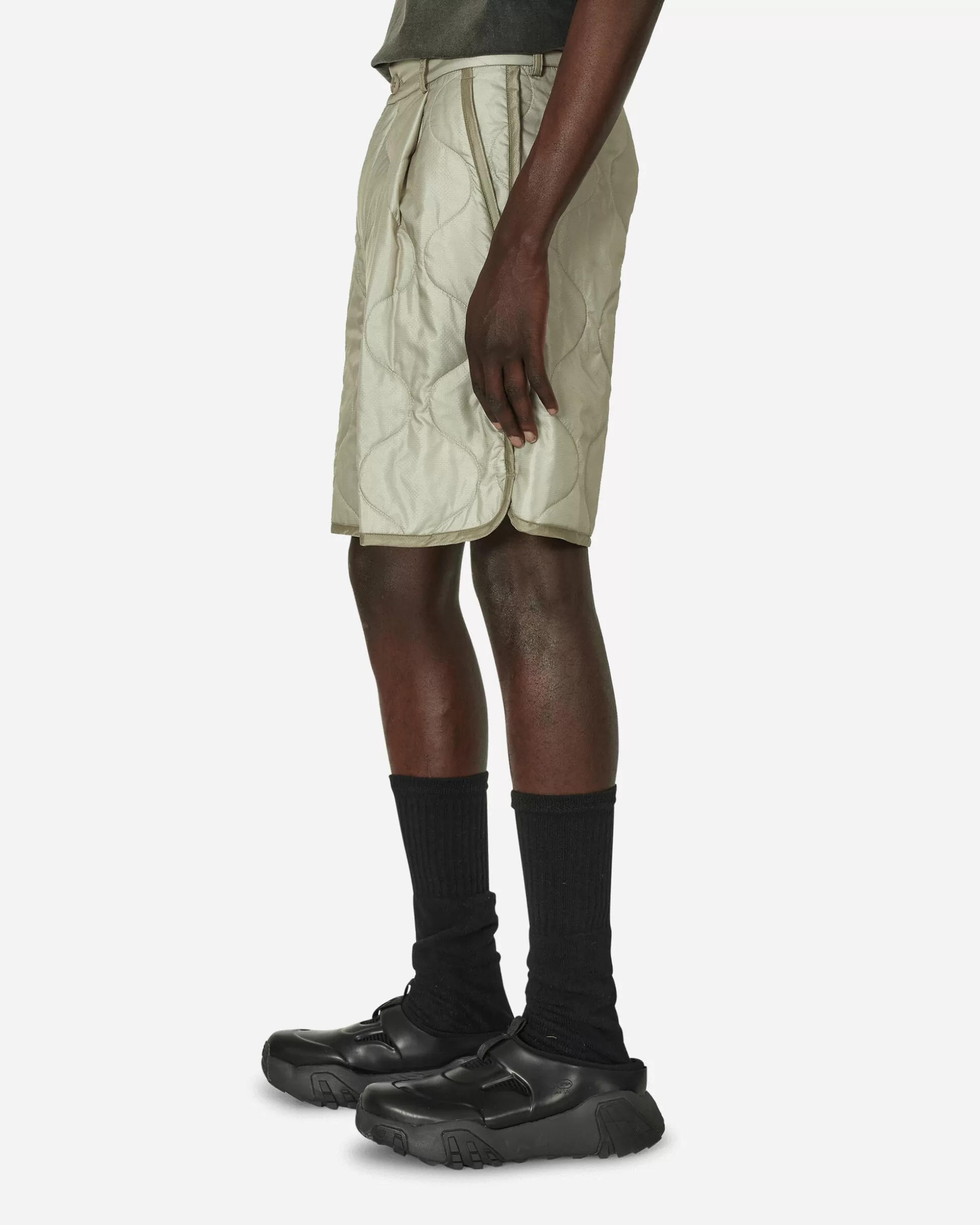 Dries Van Noten Padded Shorts Sand New