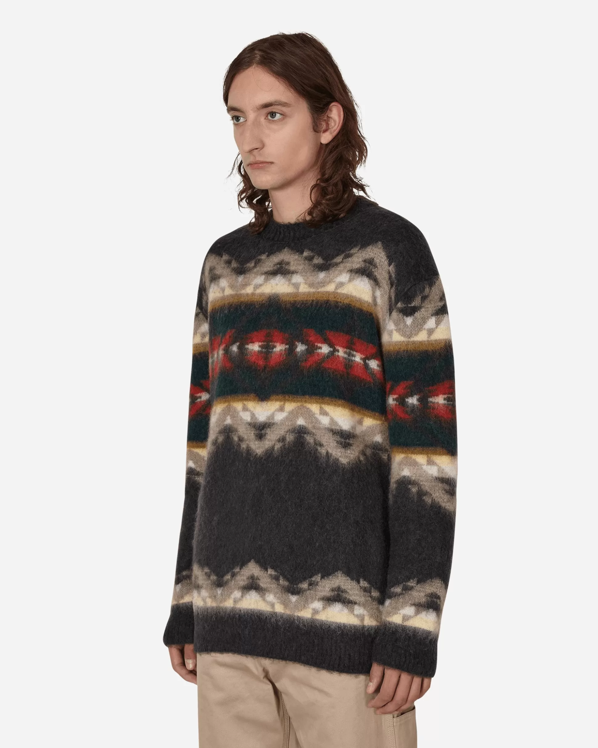 Junya Watanabe MAN Pendleton Crewneck Sweater Grey Best