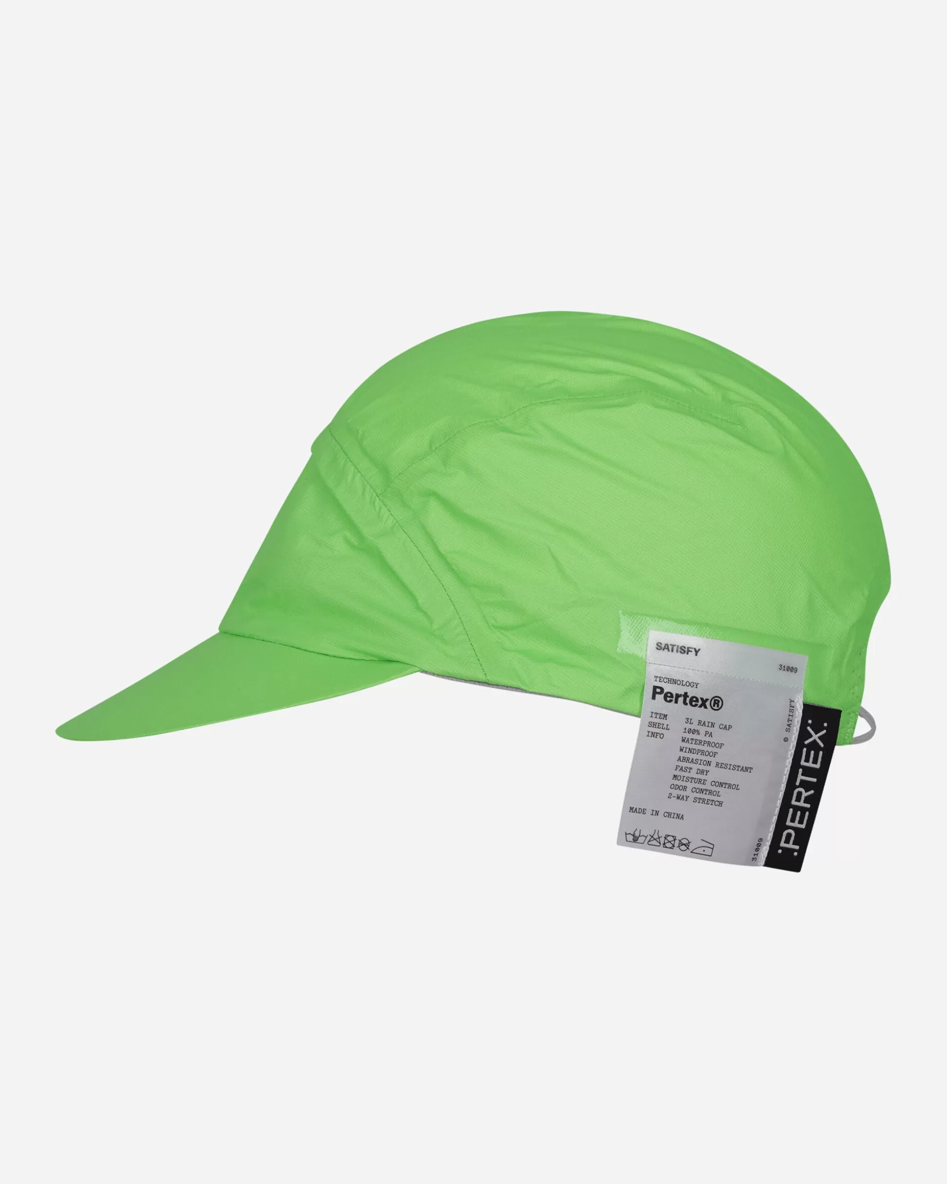 Satisfy Pertex 3L Trail Cap Neon Green Shop