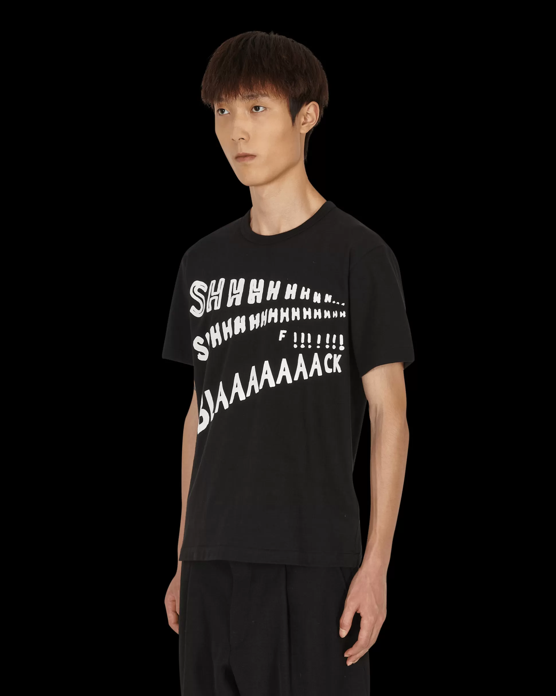 Comme Des Garçons Black Philip Pagowski T-Shirt Black Flash Sale