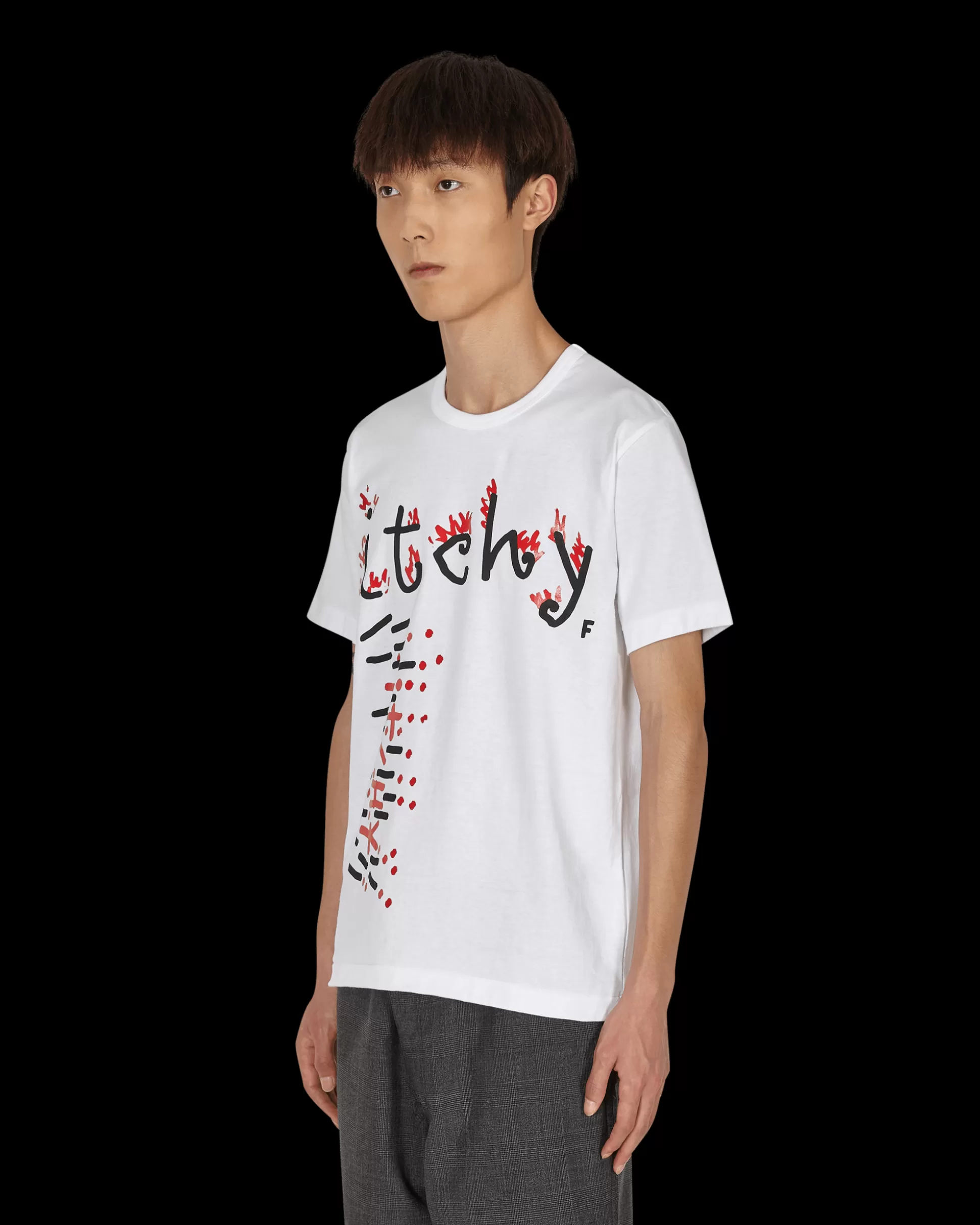 Comme Des Garçons Black Philip Pagowski T-Shirt White Hot