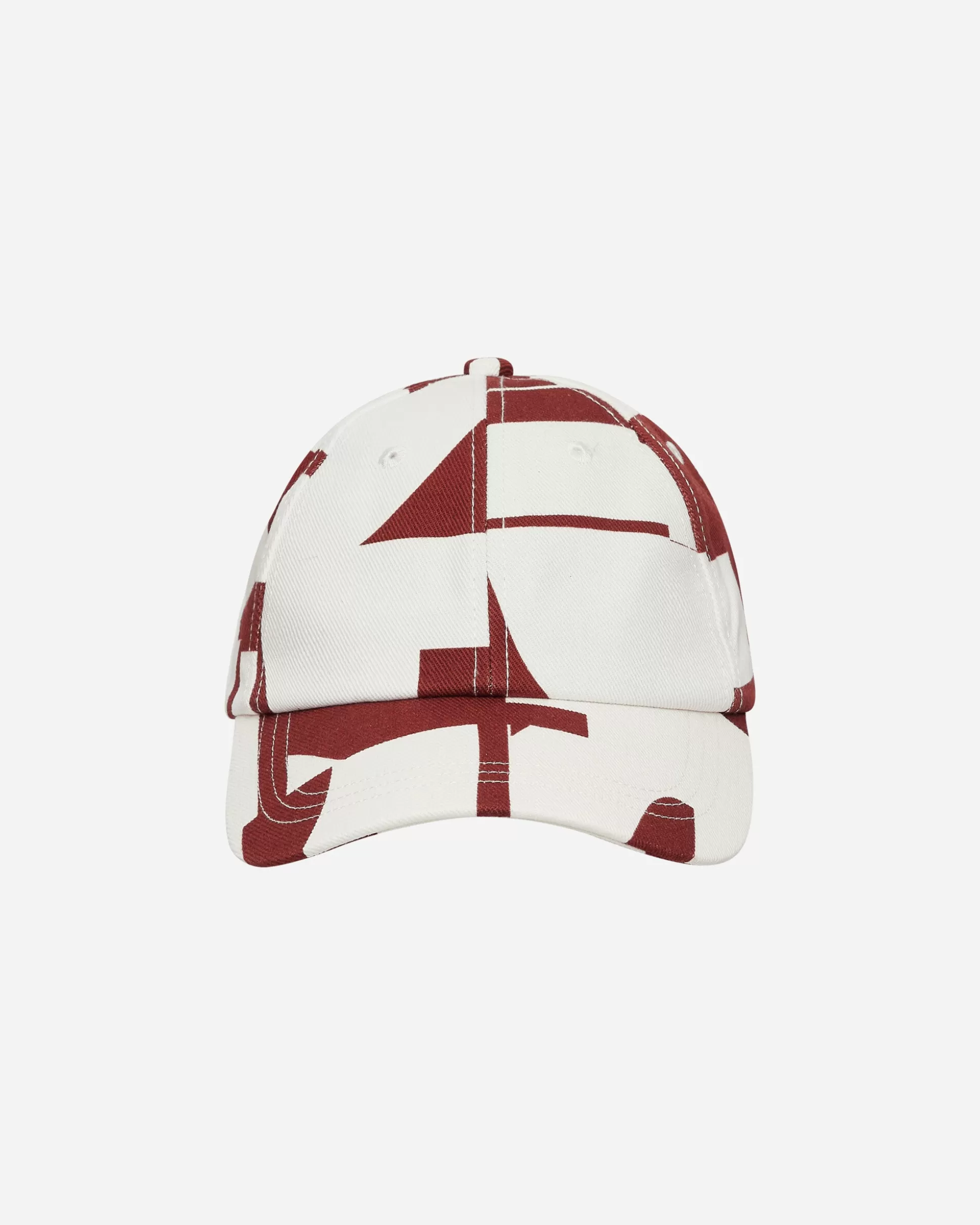 Dries Van Noten Printed Cotton Cap Red Flash Sale
