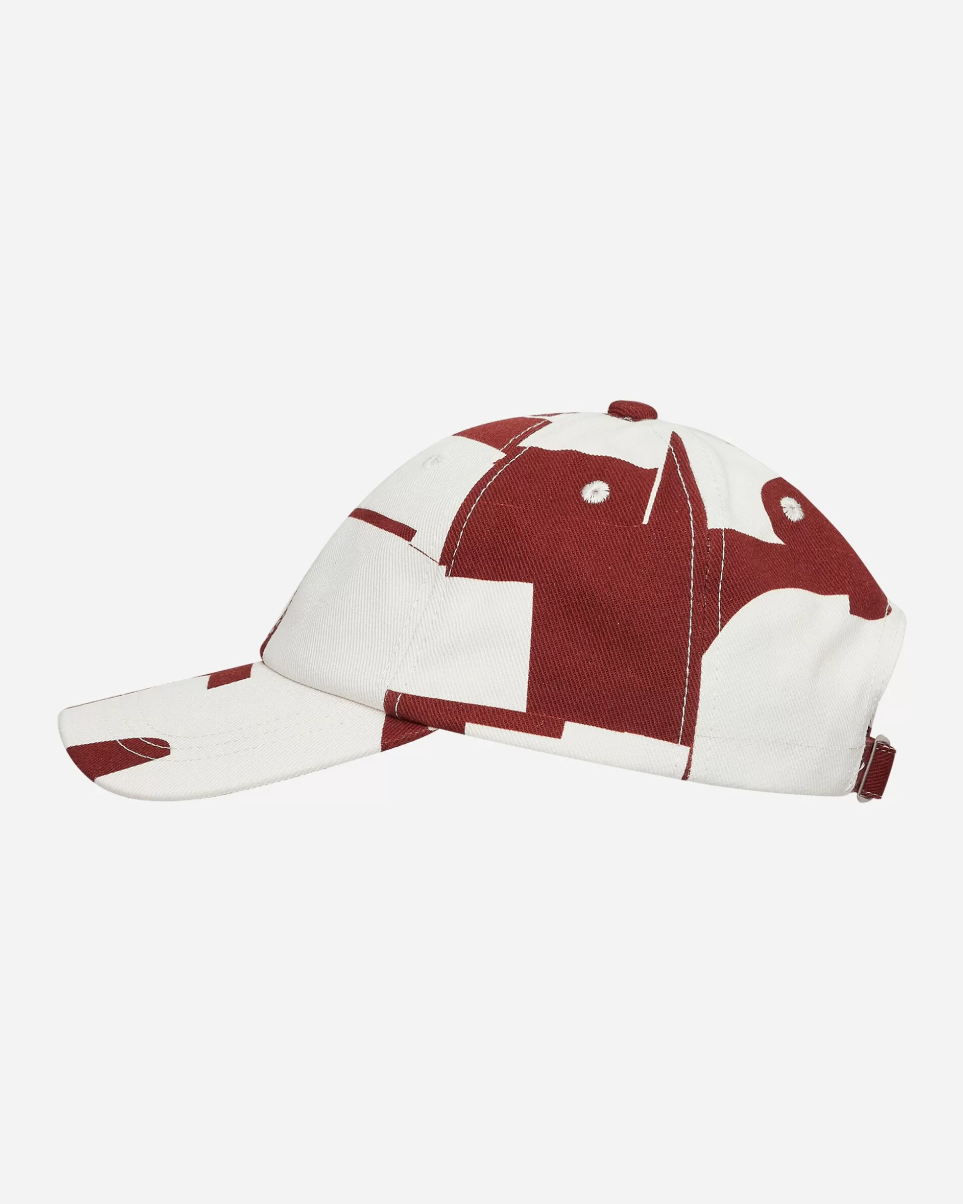 Dries Van Noten Printed Cotton Cap Red Flash Sale