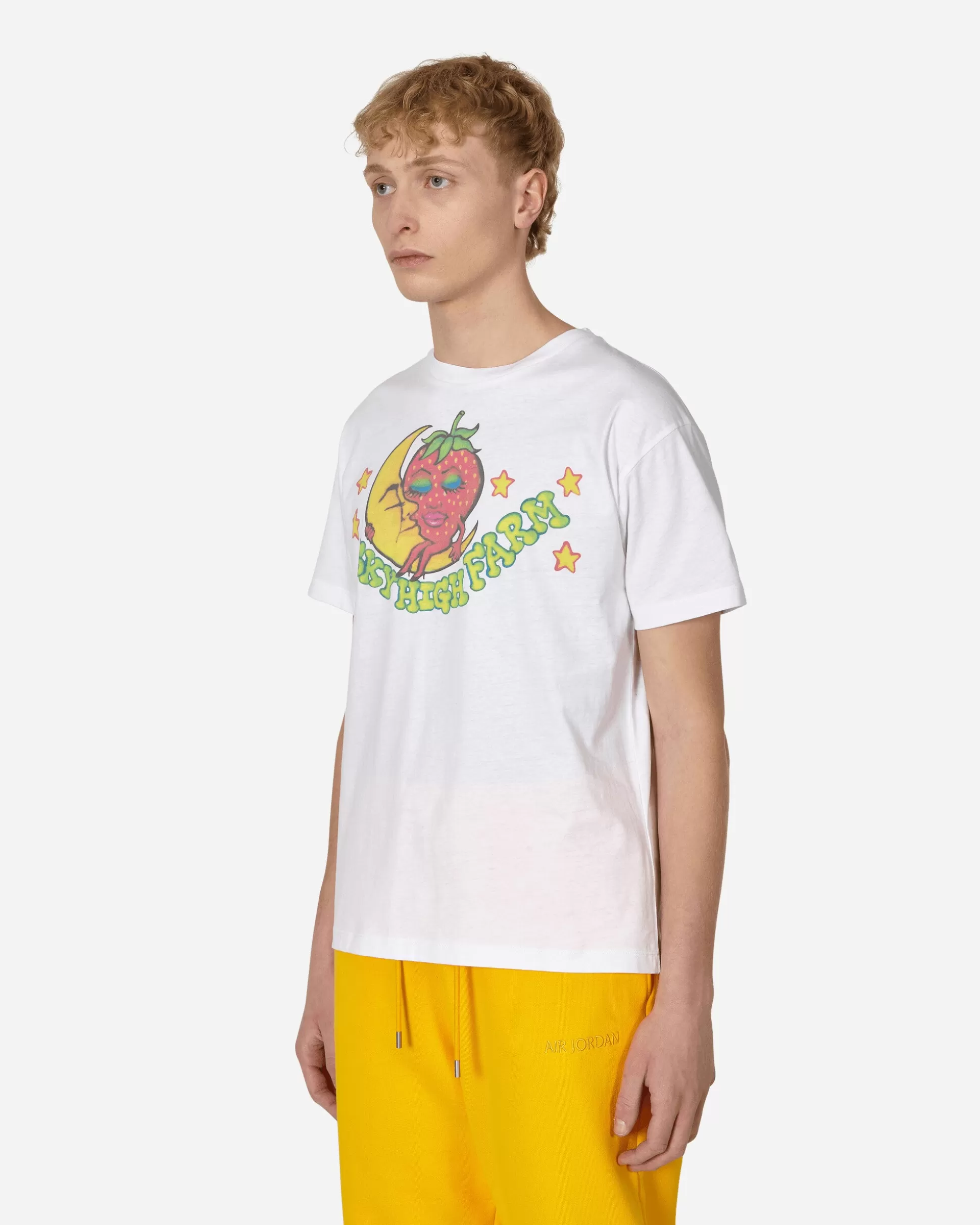 Sky High Farm Printed T-Shirt White Clearance