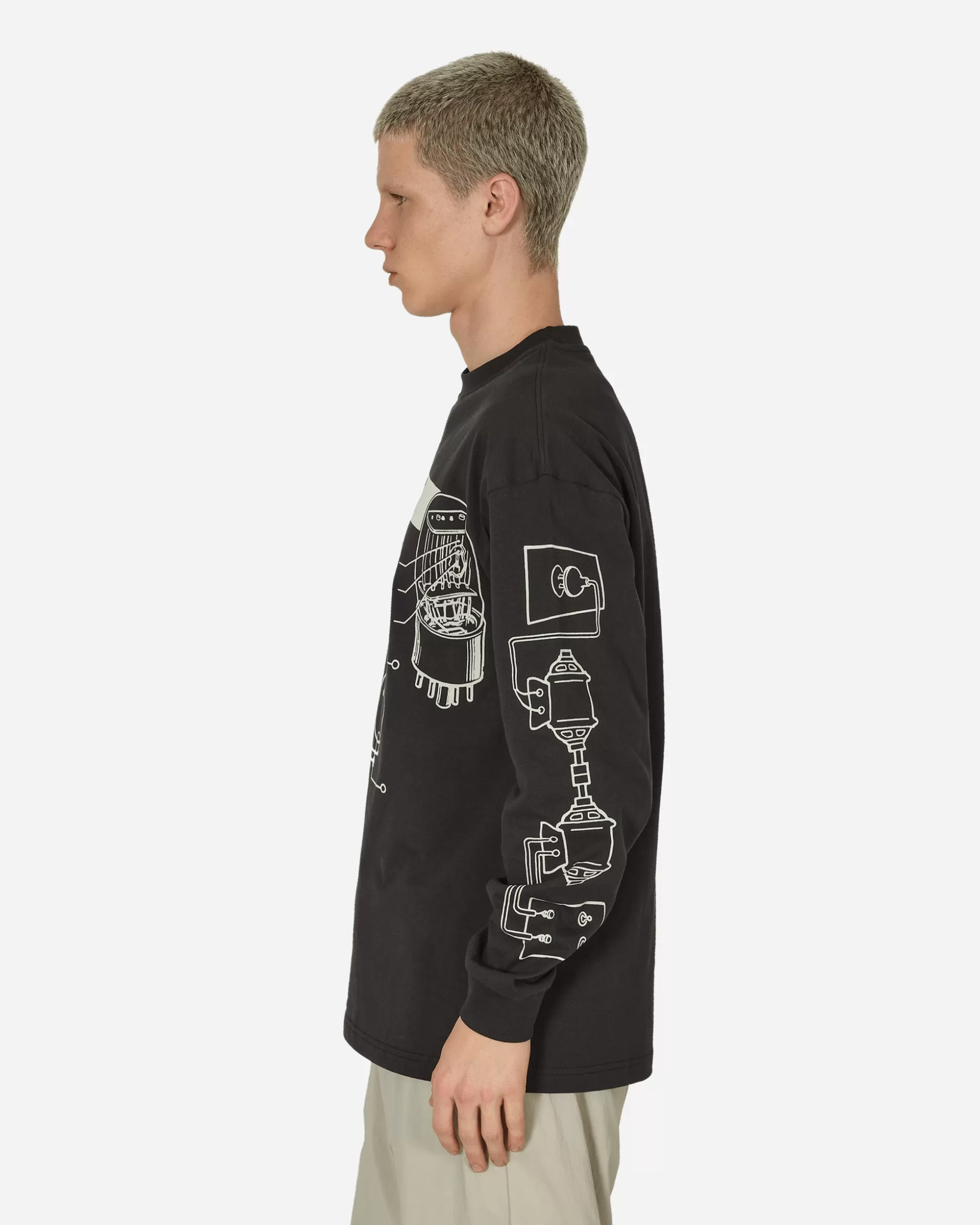 The Trilogy Tapes Sad Longsleeve T-Shirt Black Shop