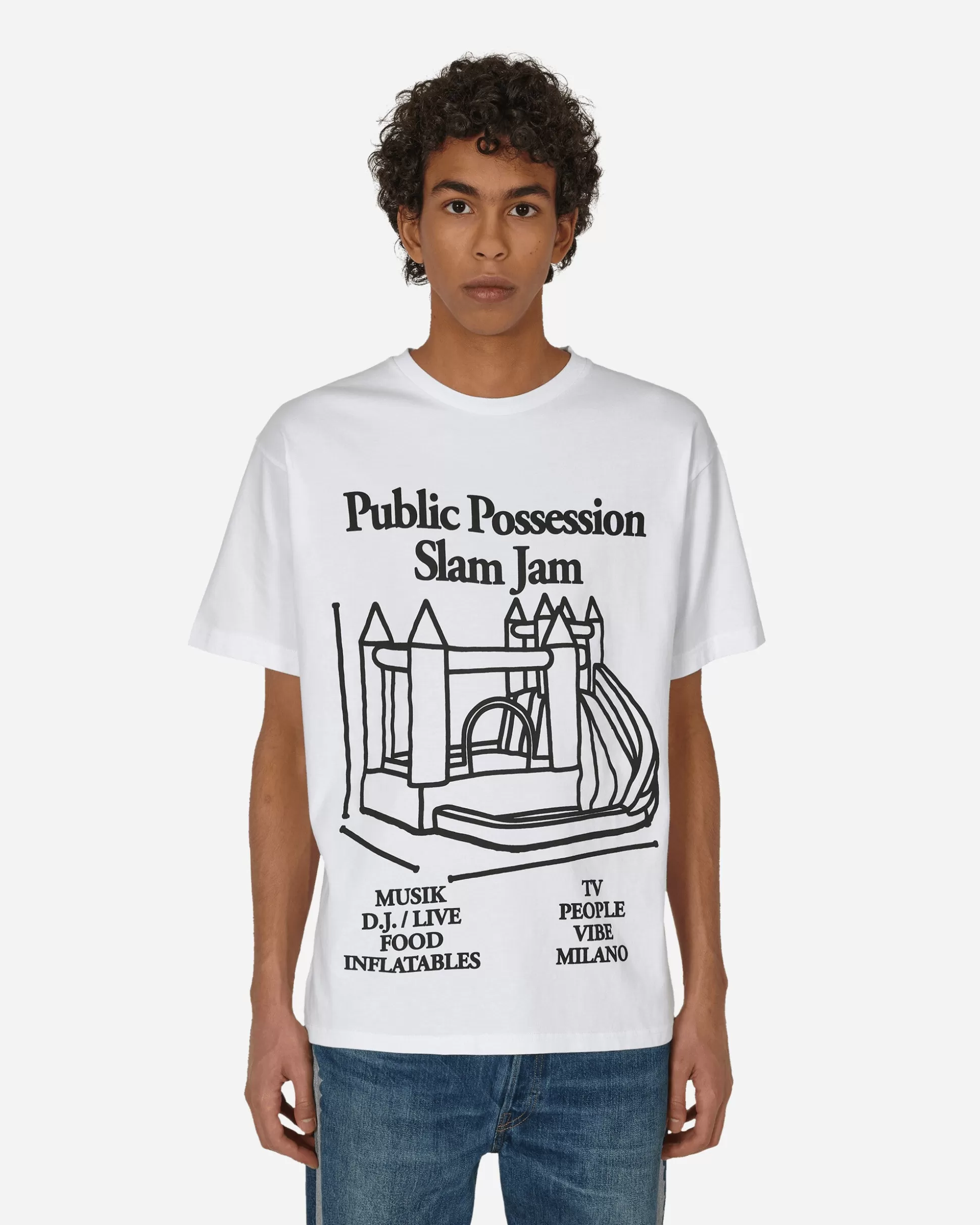 Public Possession Slam Jam My Castle T-Shirt White Fashion