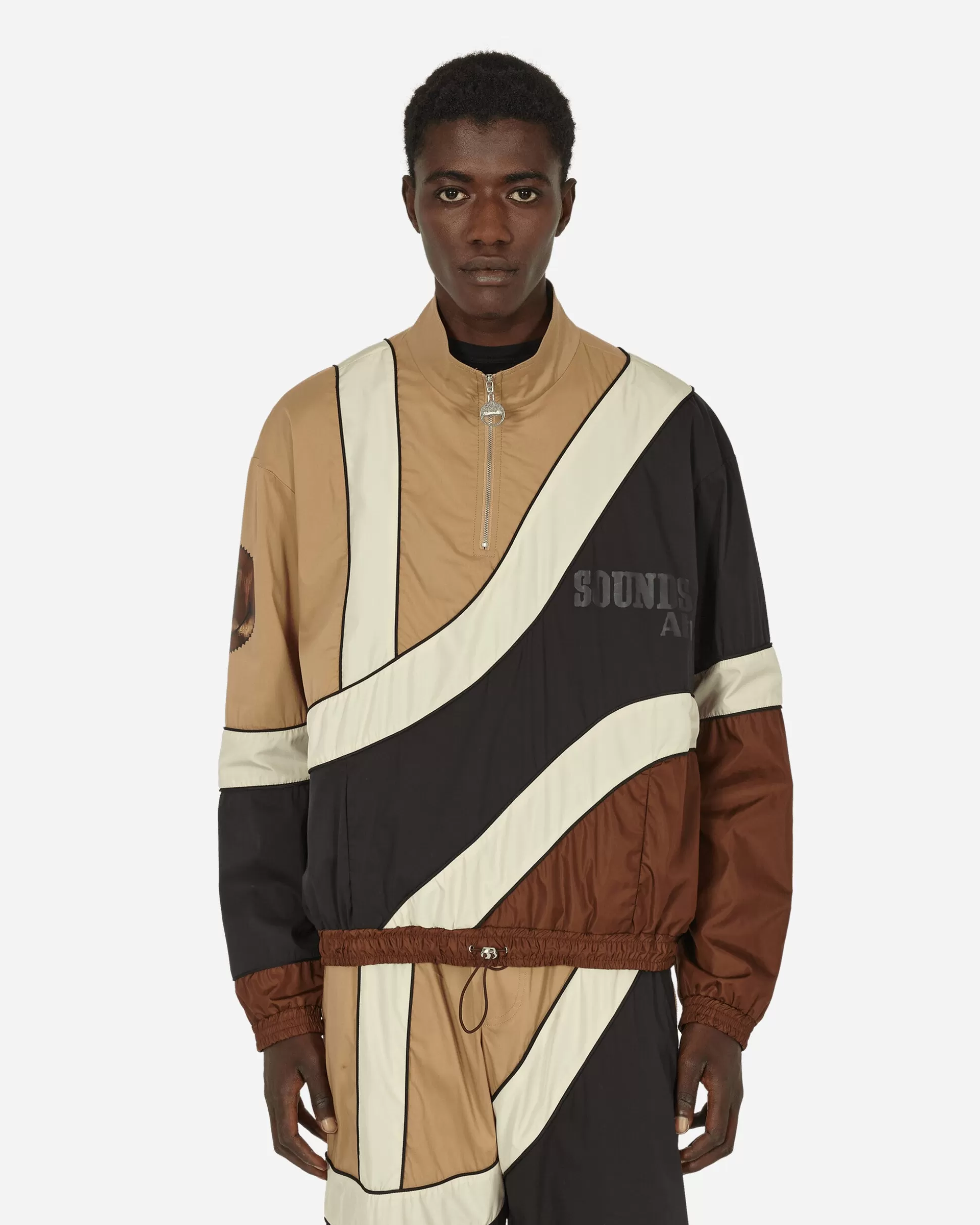 Ahluwalia Smiley Abuja Track Top Camel Flash Sale