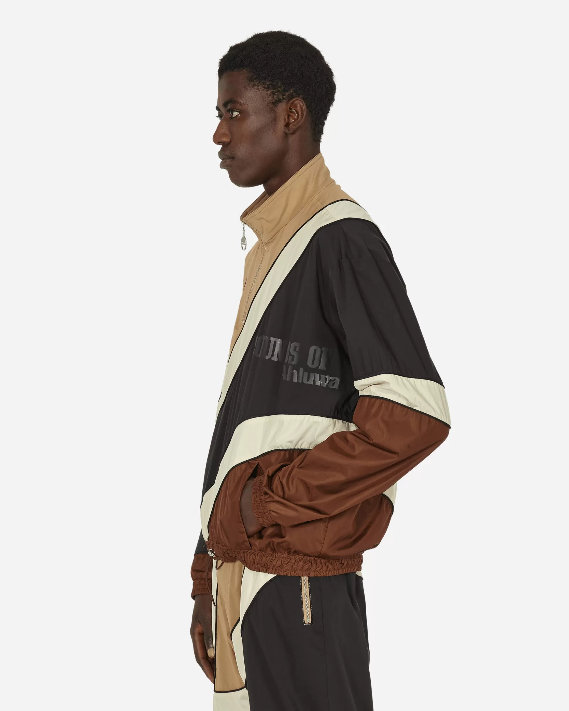 Ahluwalia Smiley Abuja Track Top Camel Flash Sale