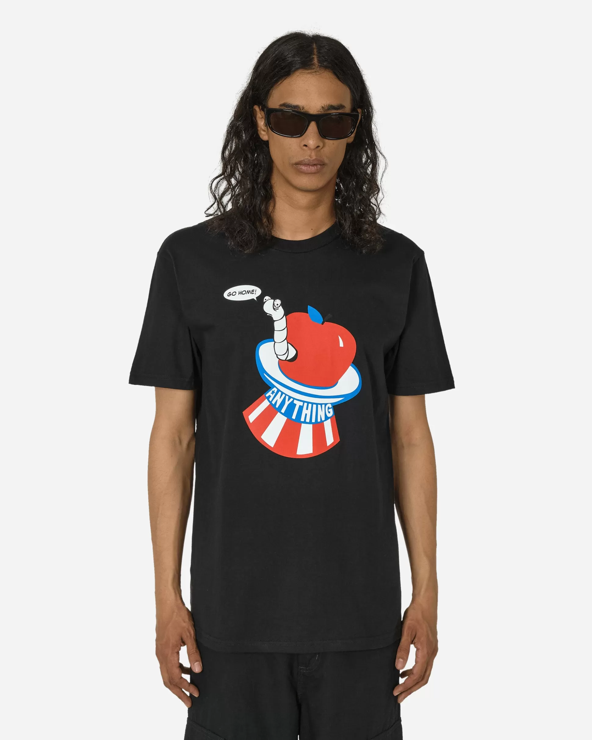 aNYthing Snakeapple T-Shirt Black Shop