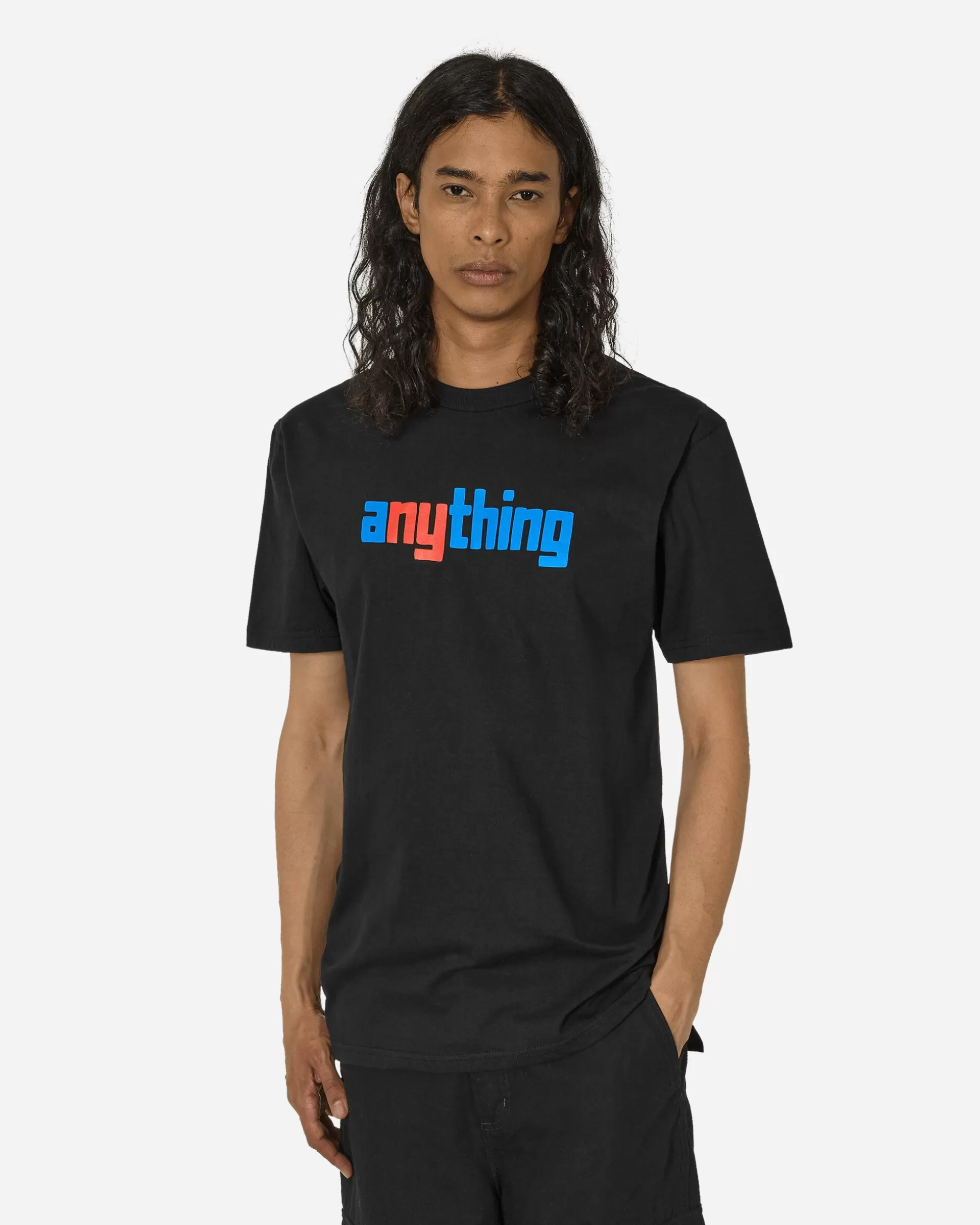 aNYthing Speedball Logo T-Shirt Black Clearance