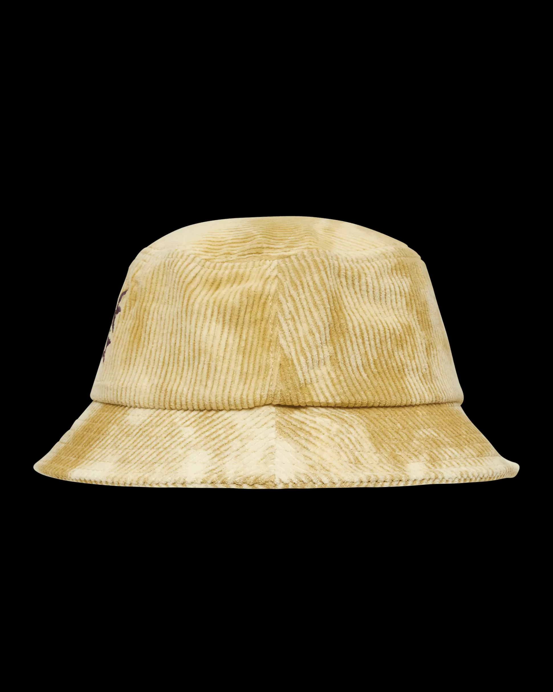 Brain Dead Spikey Bleached Cord Bucket Hat Yellow Fashion