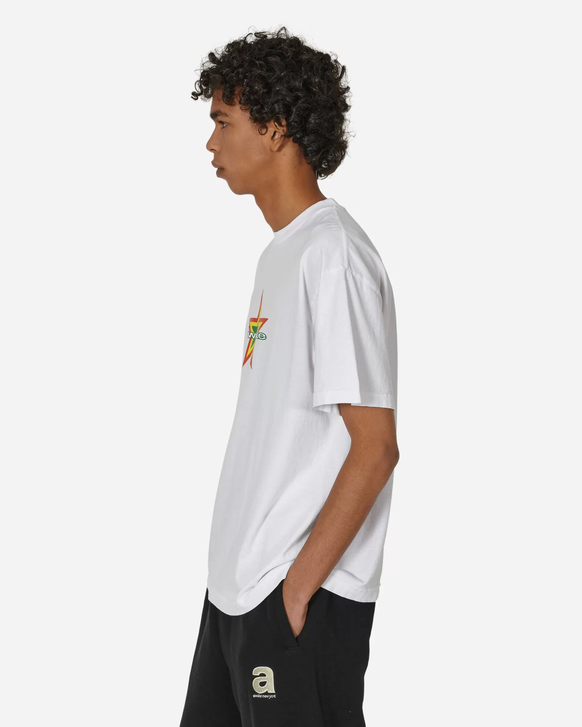 Awake NY Star Logo T-Shirt Whtie Discount