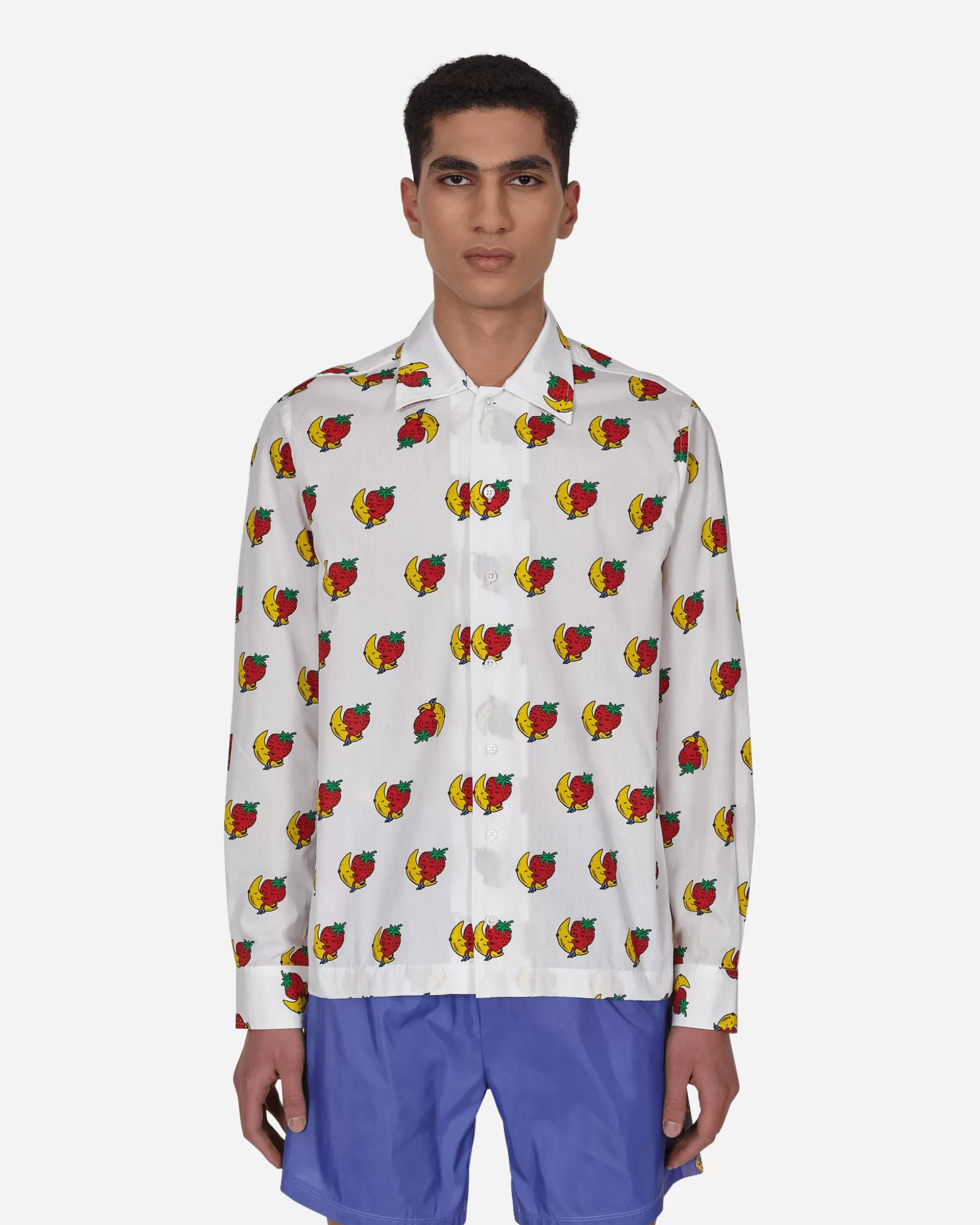 Sky High Farm Strawberry & Moon Longsleeve Shirt White Best Sale