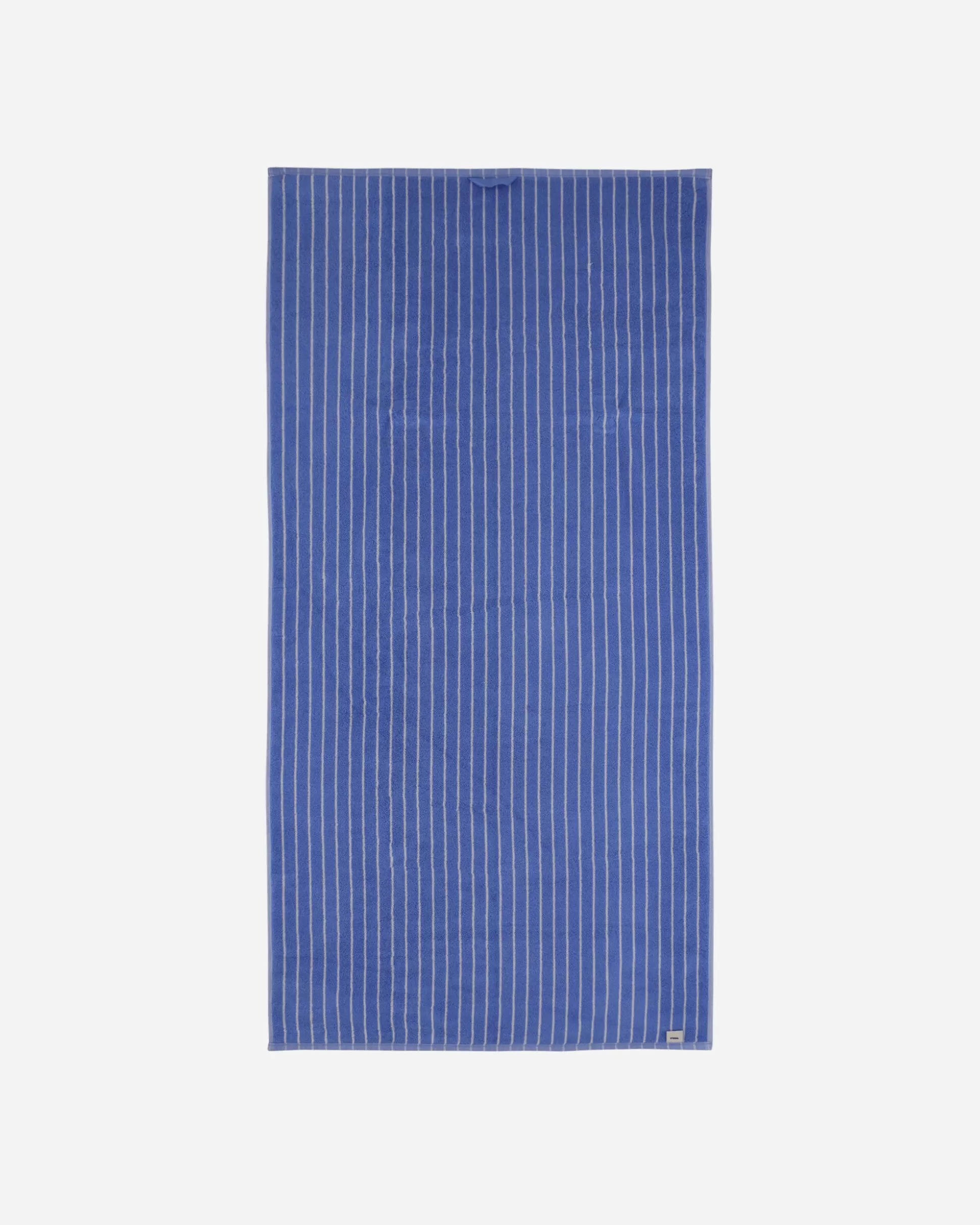 Tekla Striped Bath Towel Clear Blue Stripes Store