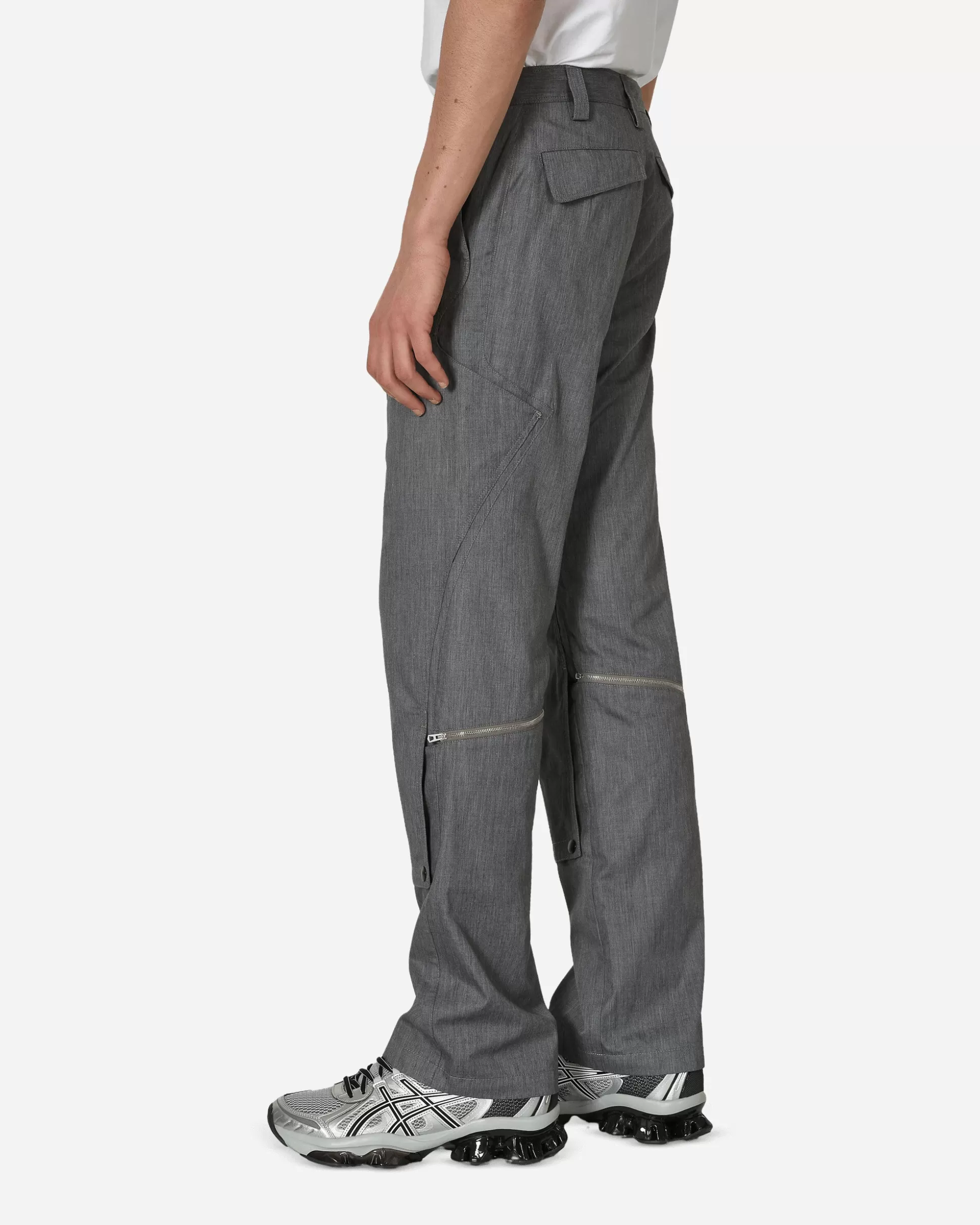 Kiko Kostadinov Tonino Utility Trousers Grey Melange Cheap