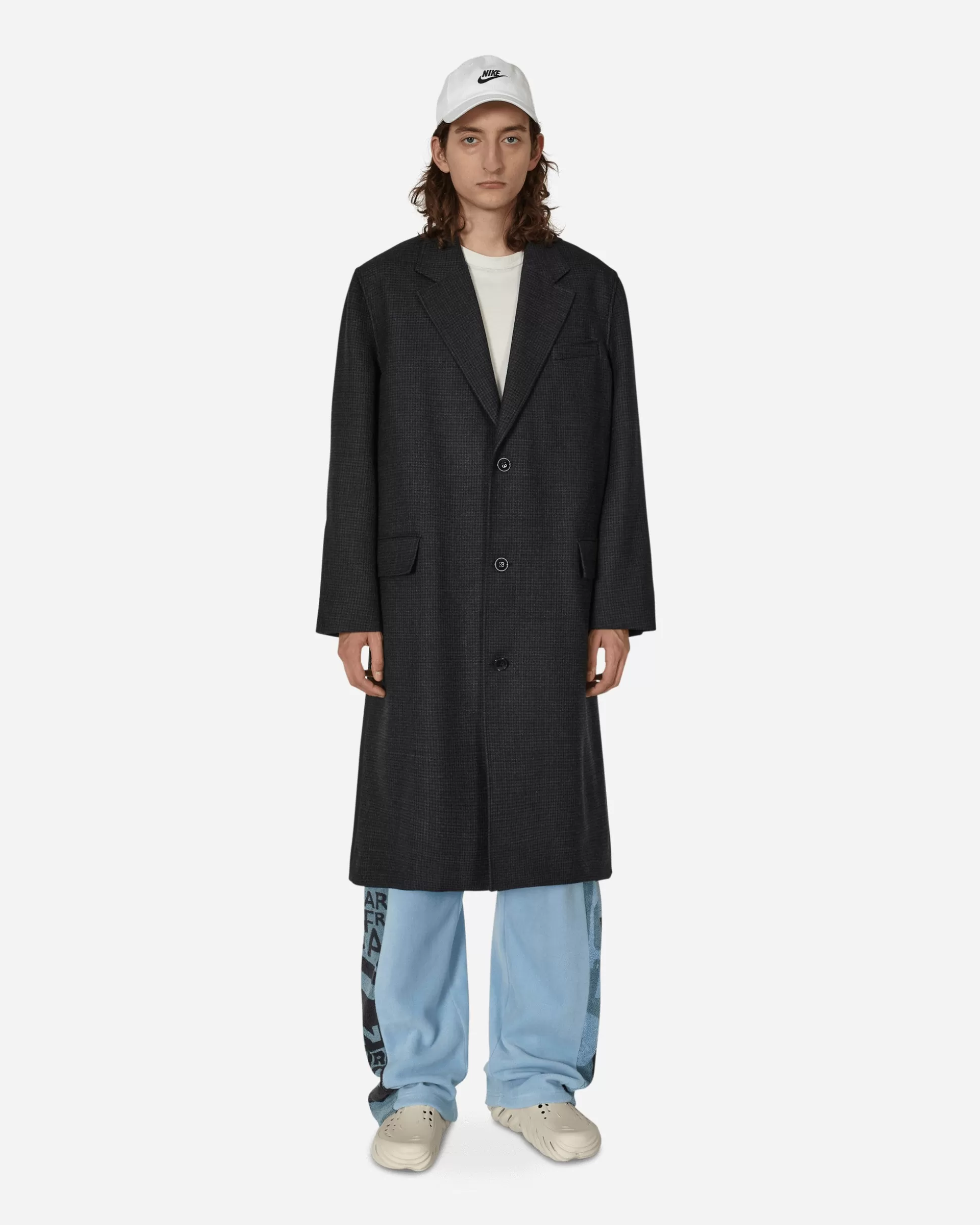 Martine Rose Two-In-One Coat Grey Flash Sale