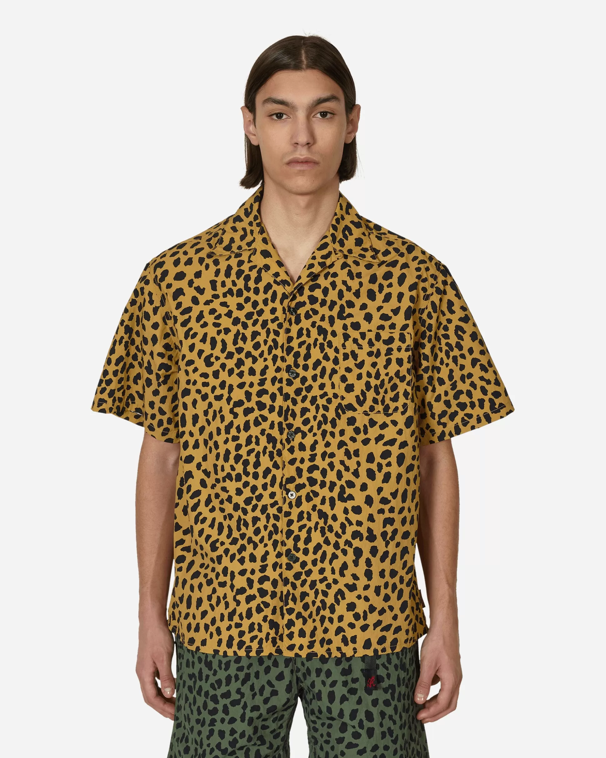 Gramicci WACKO MARIA Open Collar Shirt Beige Shop