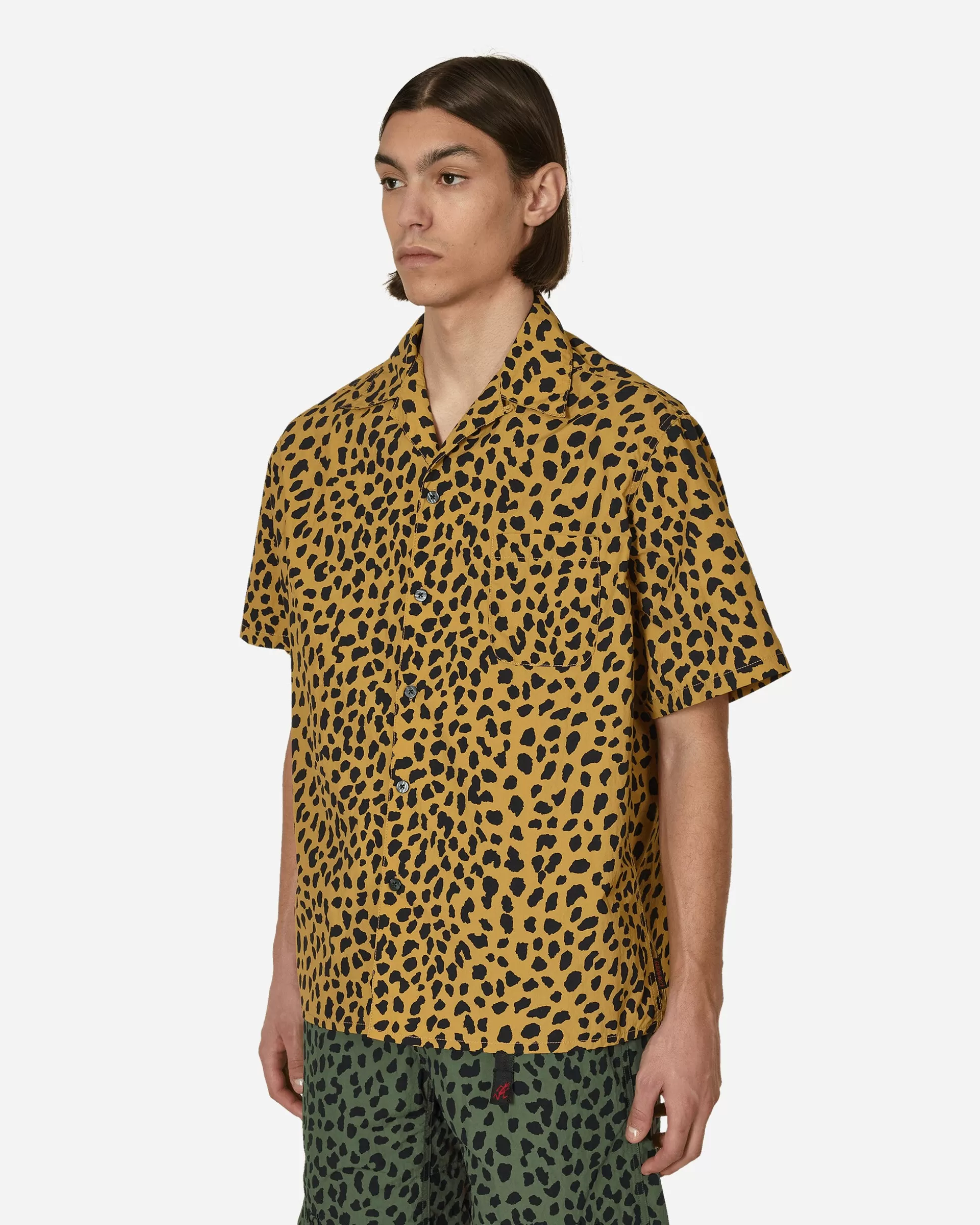 Gramicci WACKO MARIA Open Collar Shirt Beige Shop