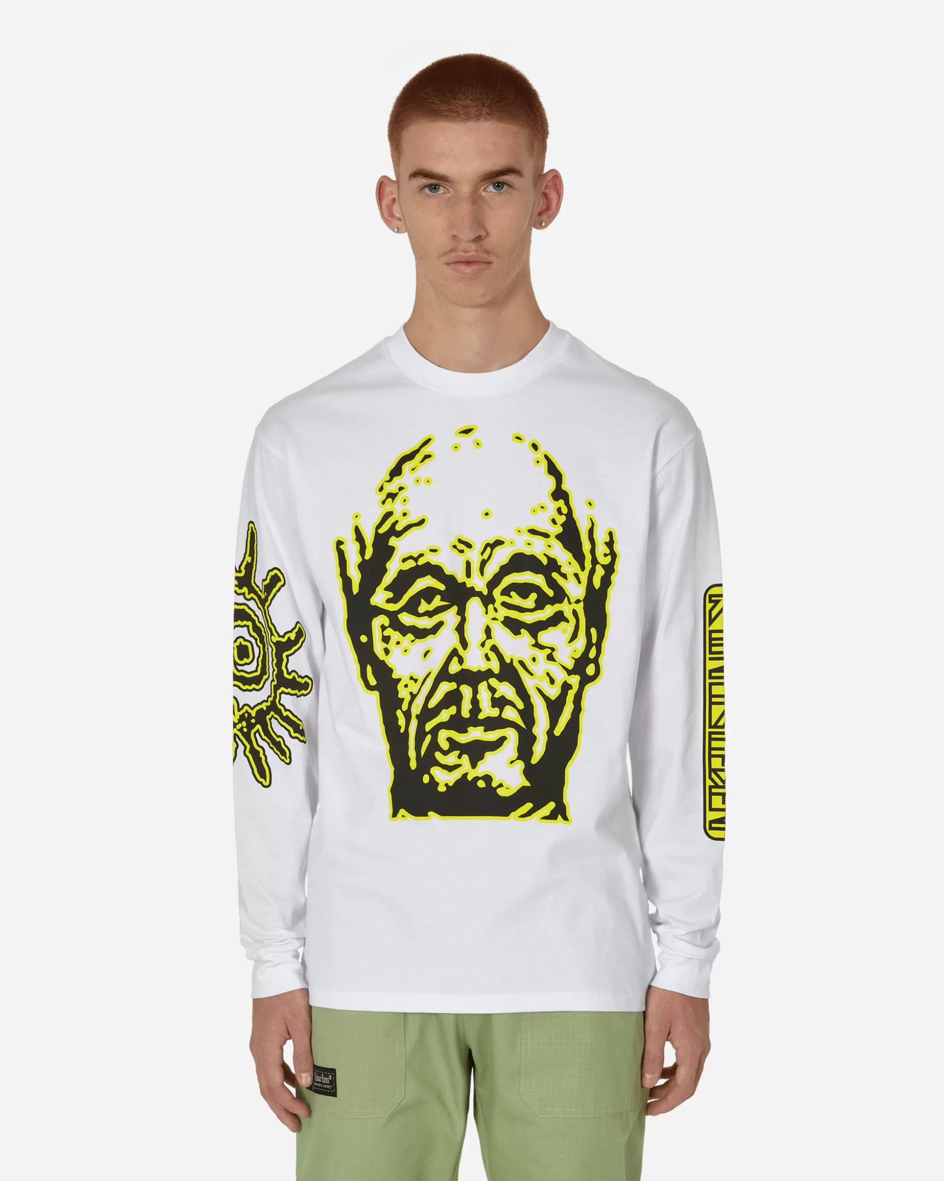 Rayon Vert Wanted Longsleeve T-Shirt White Store