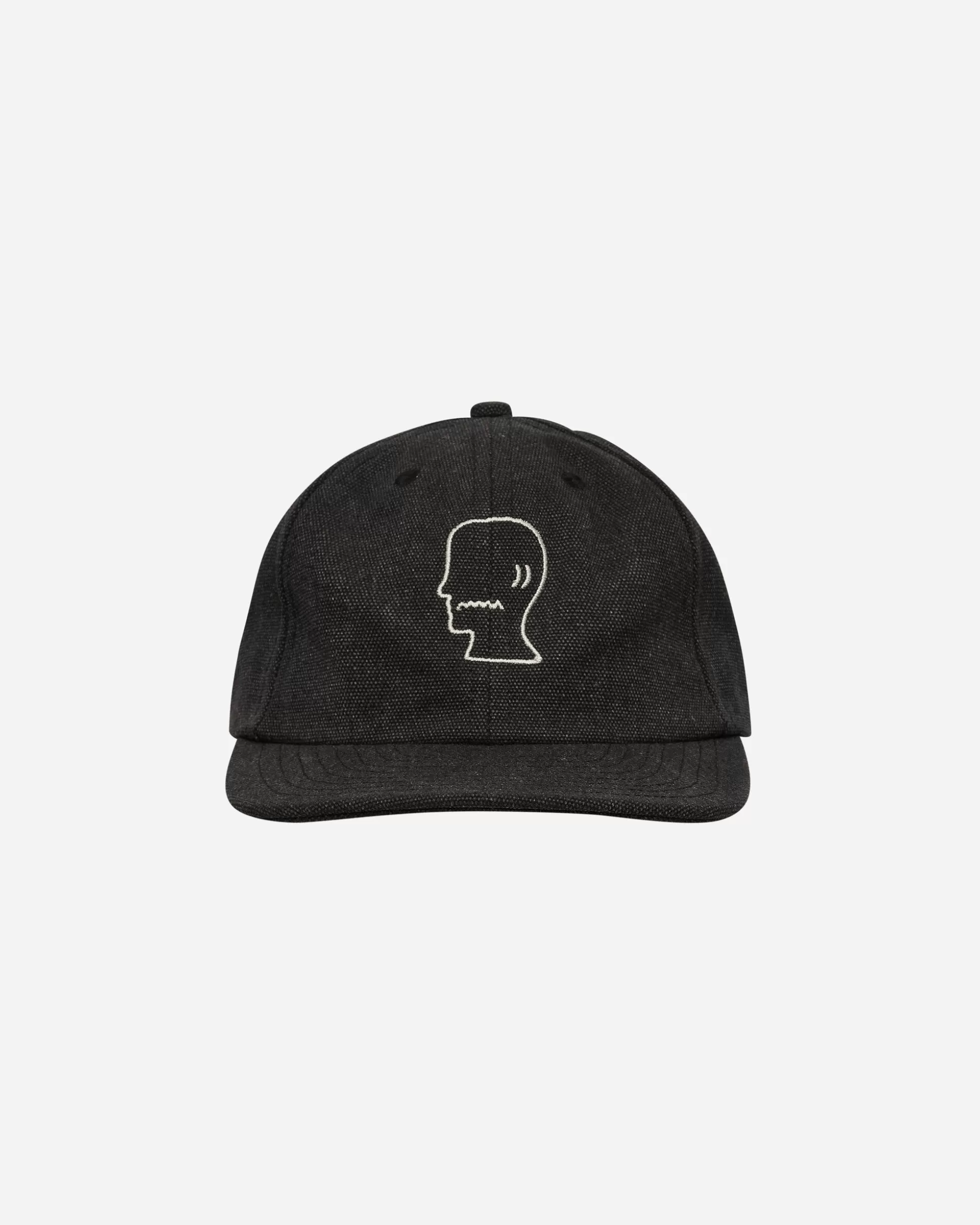 Brain Dead Washed Twill Logohead Hat Black Hot
