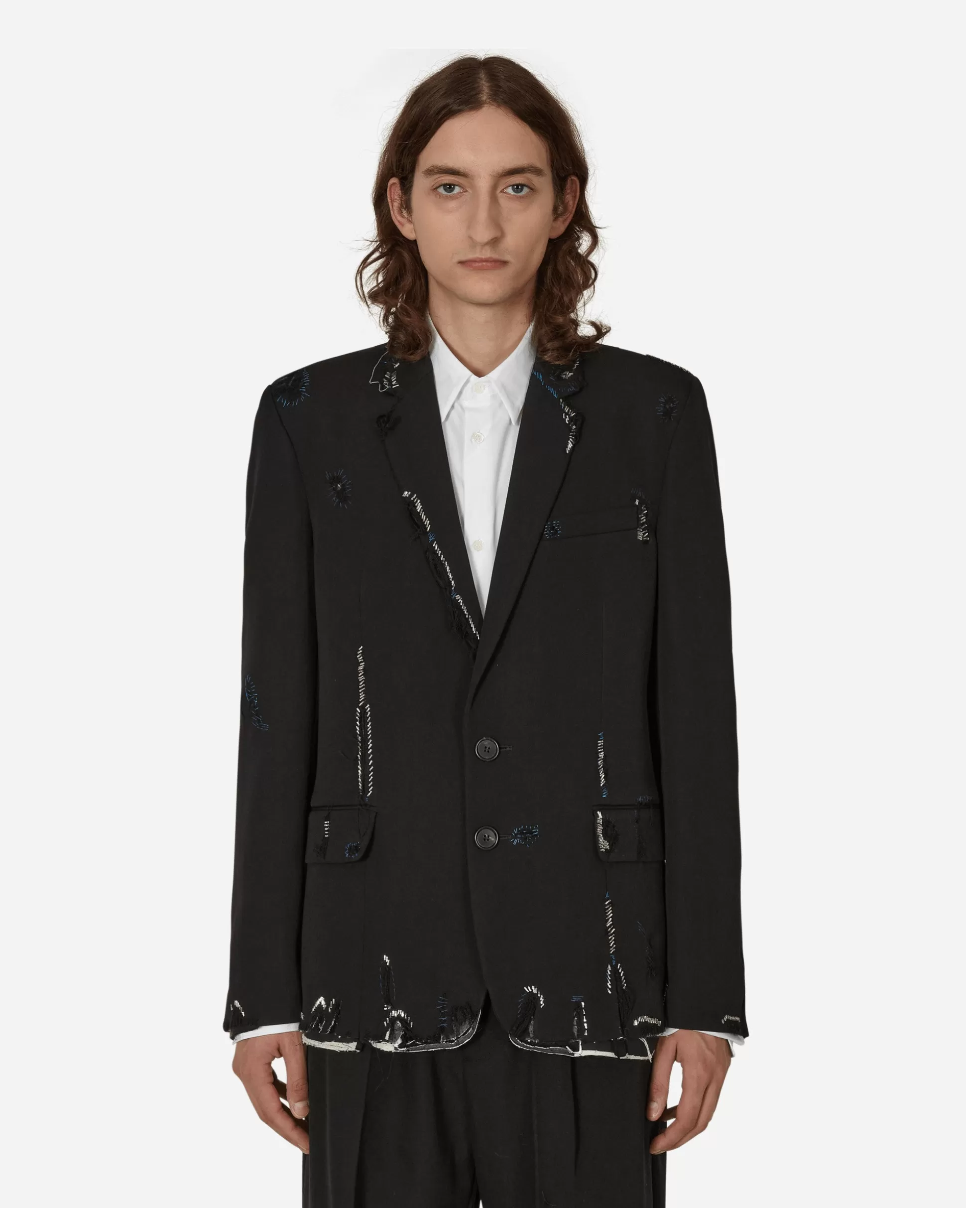 Marni Wool Convertible Blazer Black Shop