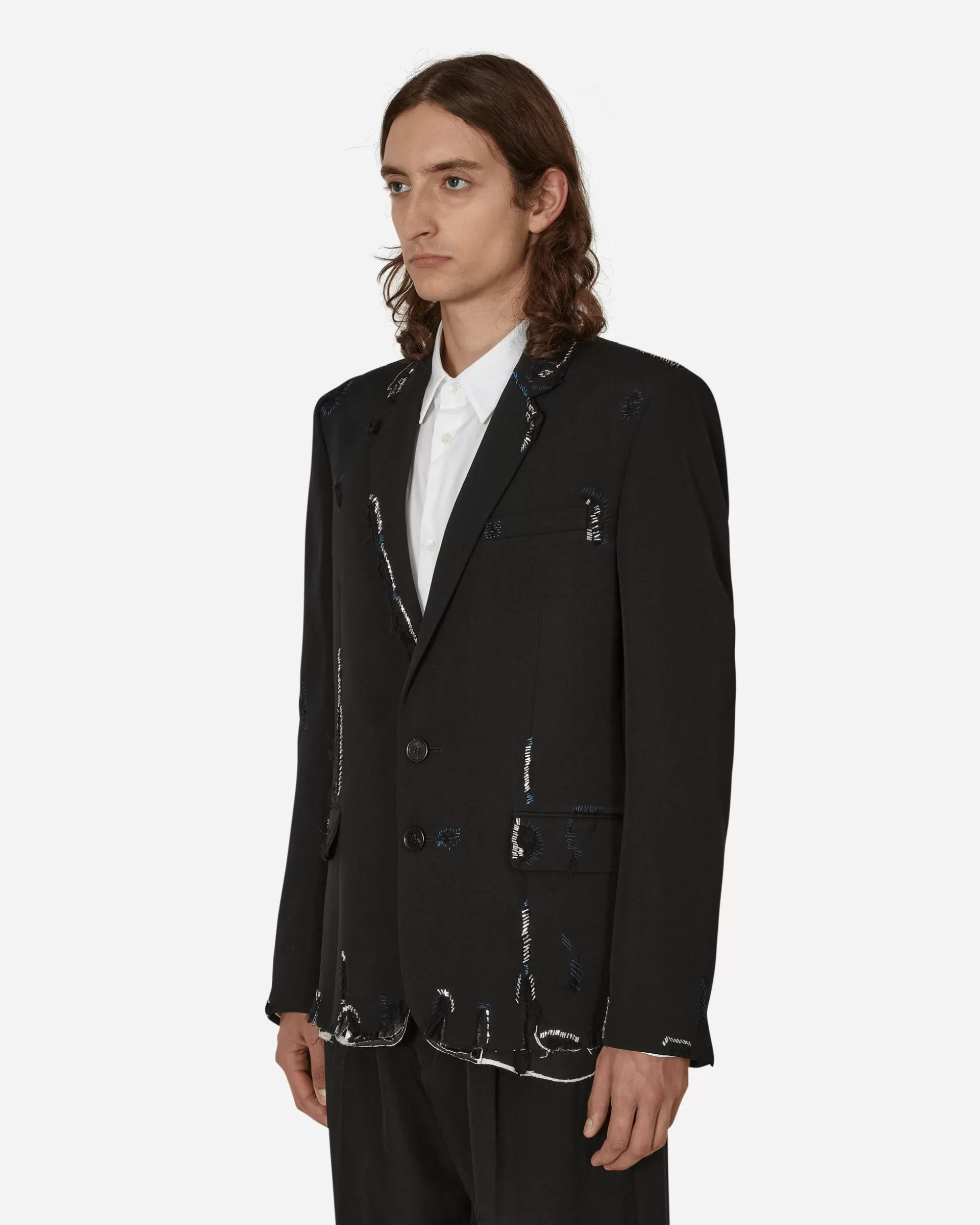 Marni Wool Convertible Blazer Black Shop